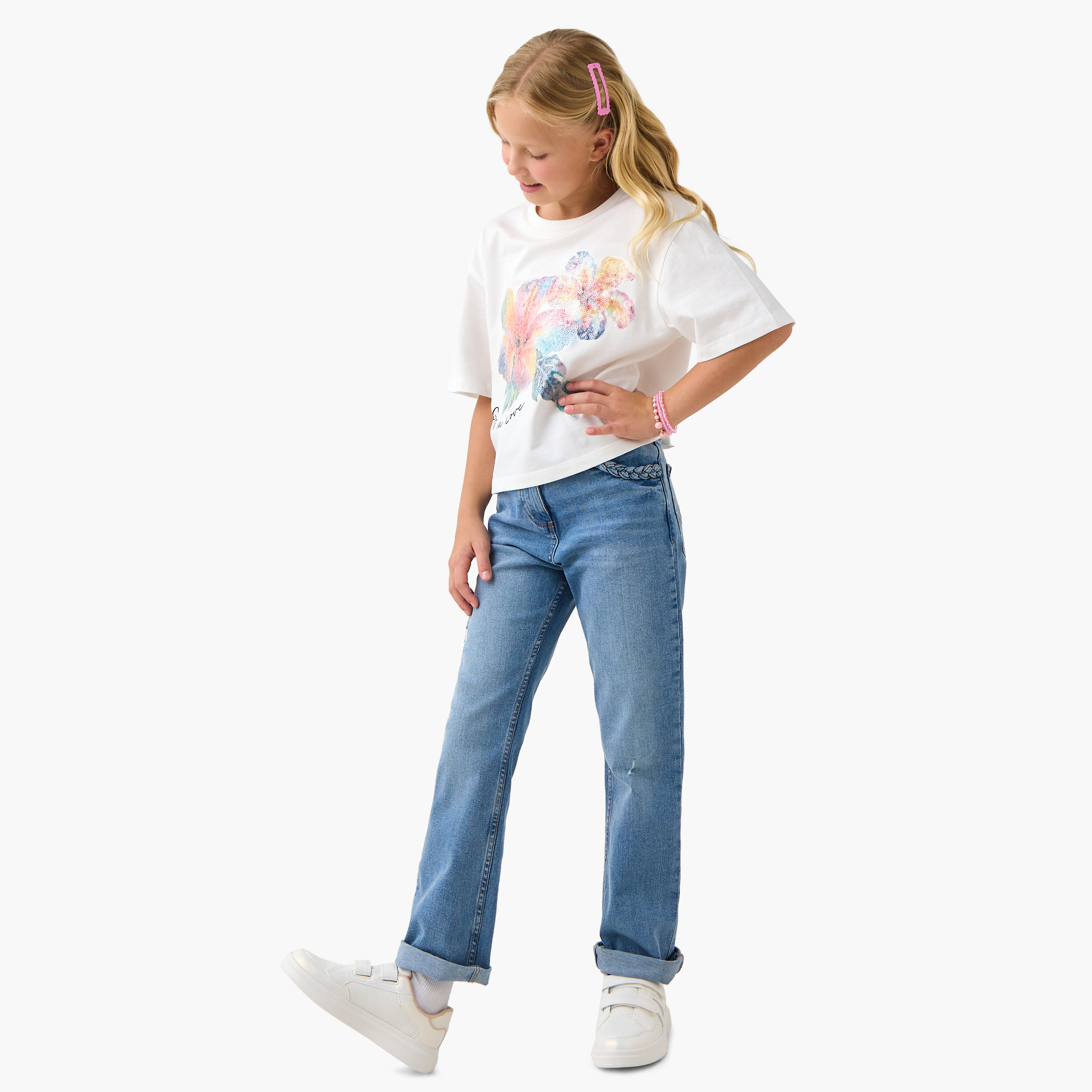 Lee Cooper Girls' Regular Fit Jeans-girls-clothing-bottoms-jeansandjeggings-image-2