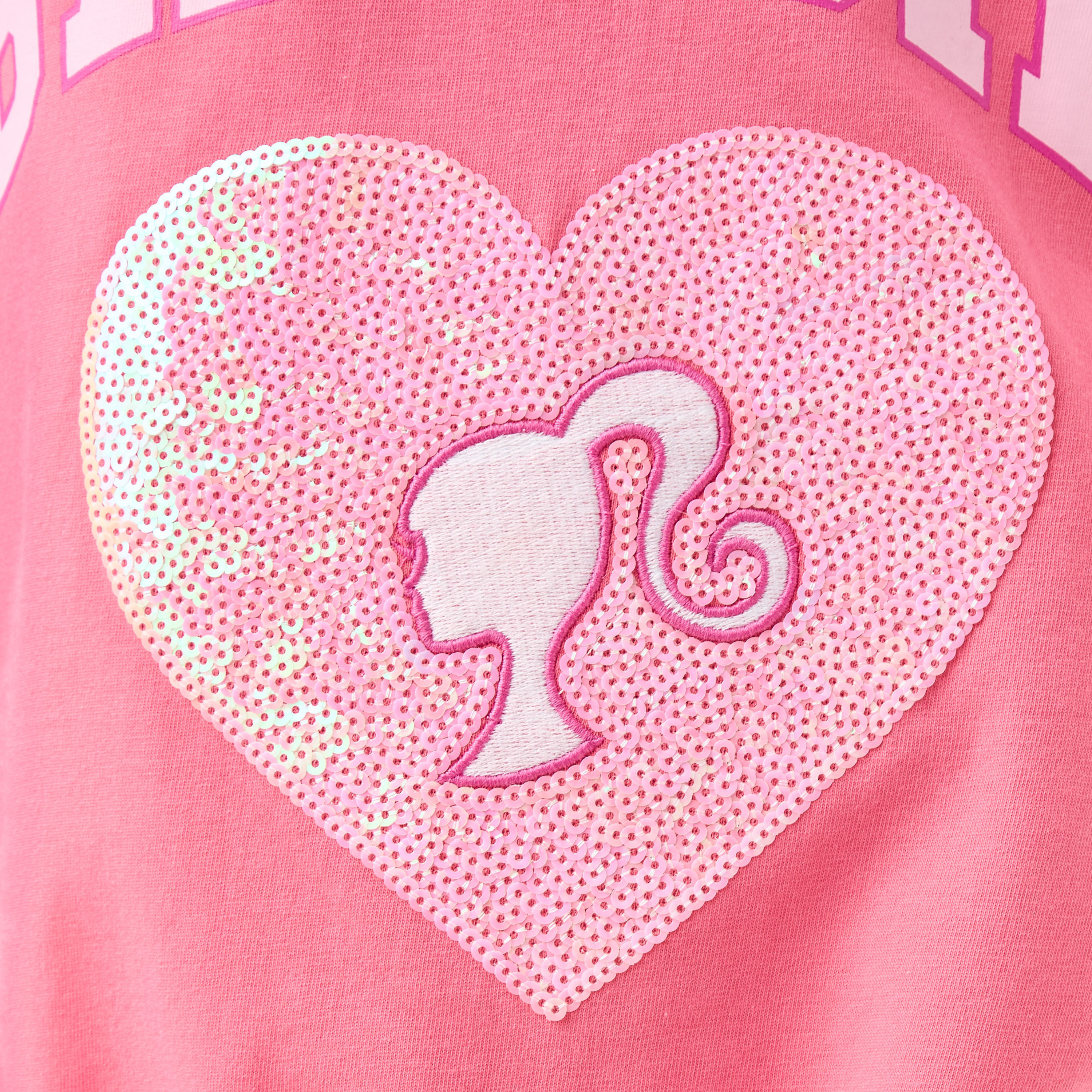 Barbie Print T-shirt with Cap Sleeves and Front Tie-girls-clothing-tshirts-image-4