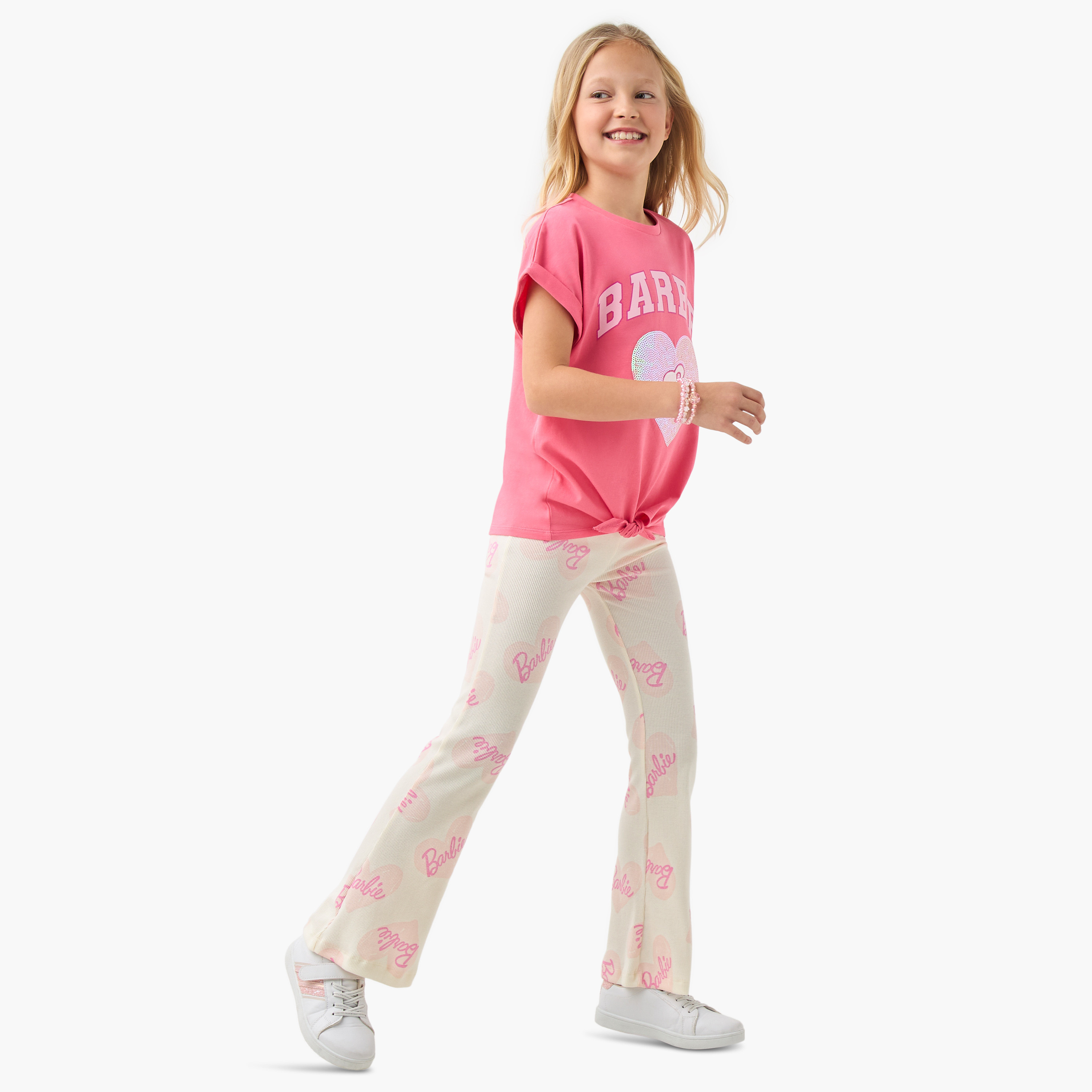 بنطلون ليقنز بأطراف واسعة وطبعات باربي-girls-clothing-bottoms-leggings-image-4