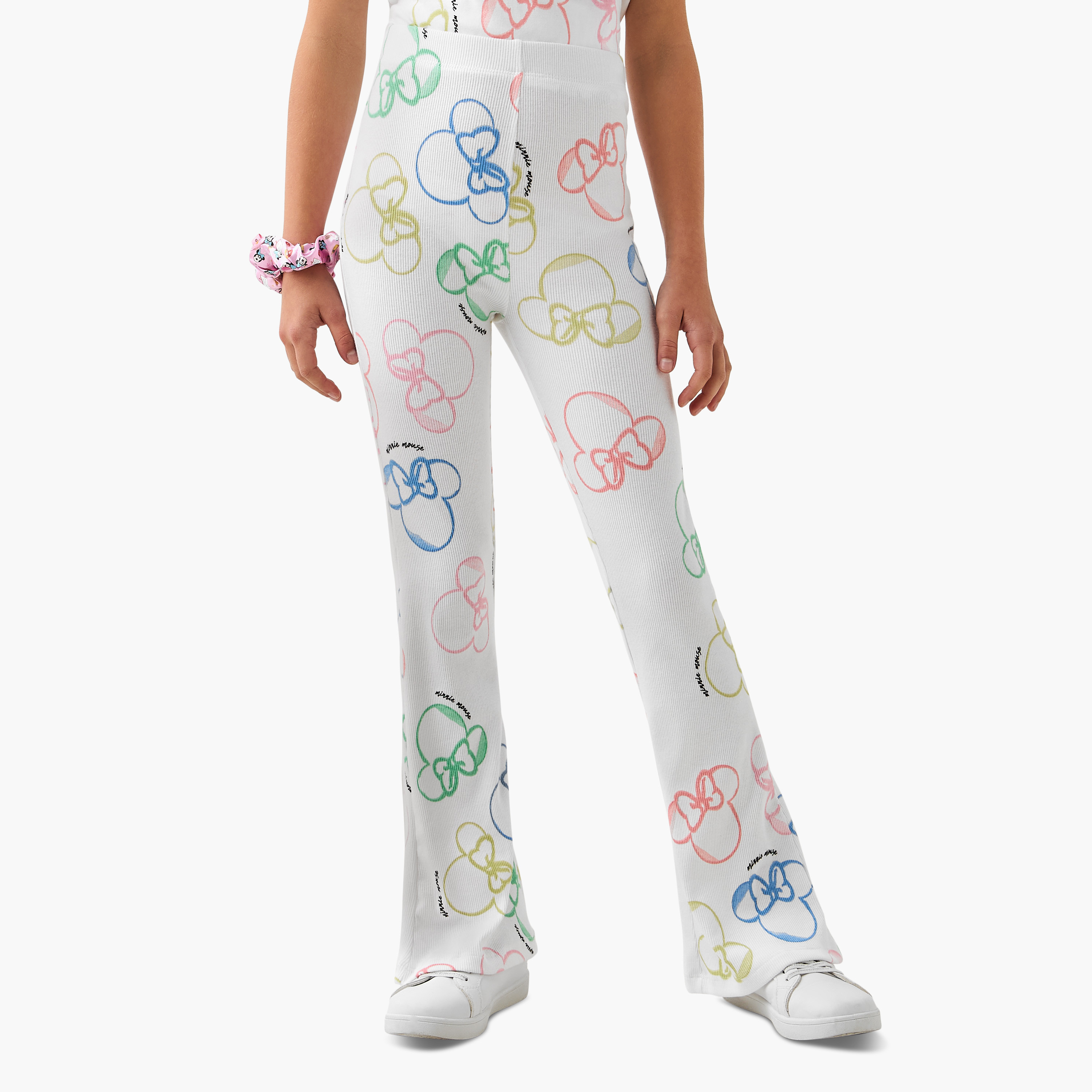 بنطلون ليقنز واسع الأطراف بطبعات من ديزني-girls-clothing-bottoms-leggings-image-5