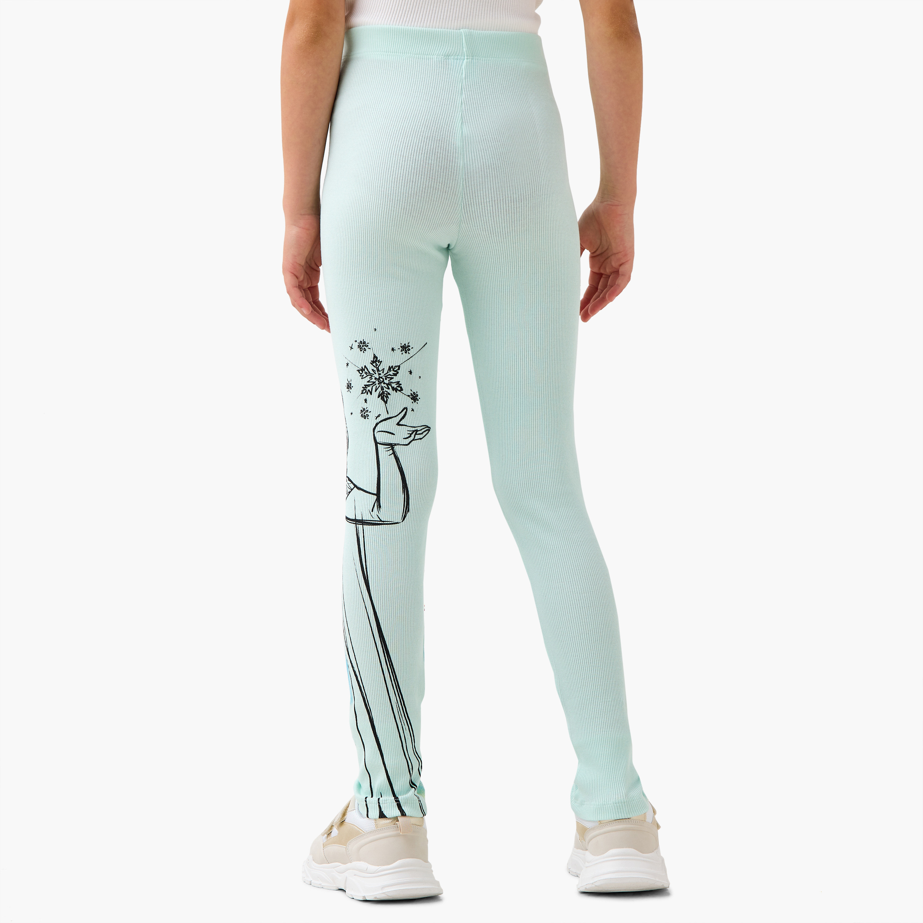 بنطلون ليقنز بخصر مطاطي وطبعات من ديزني-girls-clothing-bottoms-leggings-image-3