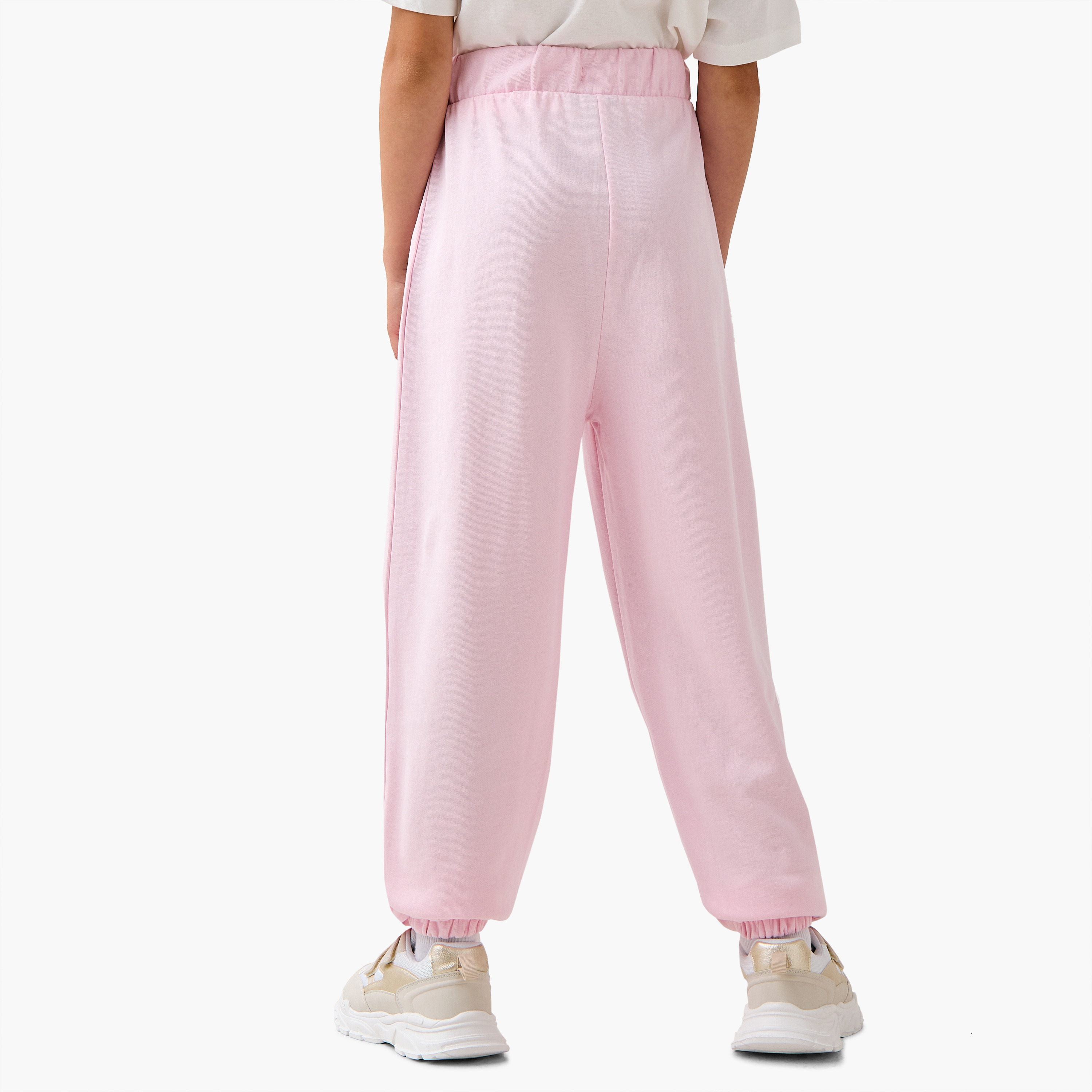 Disney Minnie Mouse Print Joggers with Drawstring Closure-girls-clothing-bottoms-joggersandtrackpants-image-3