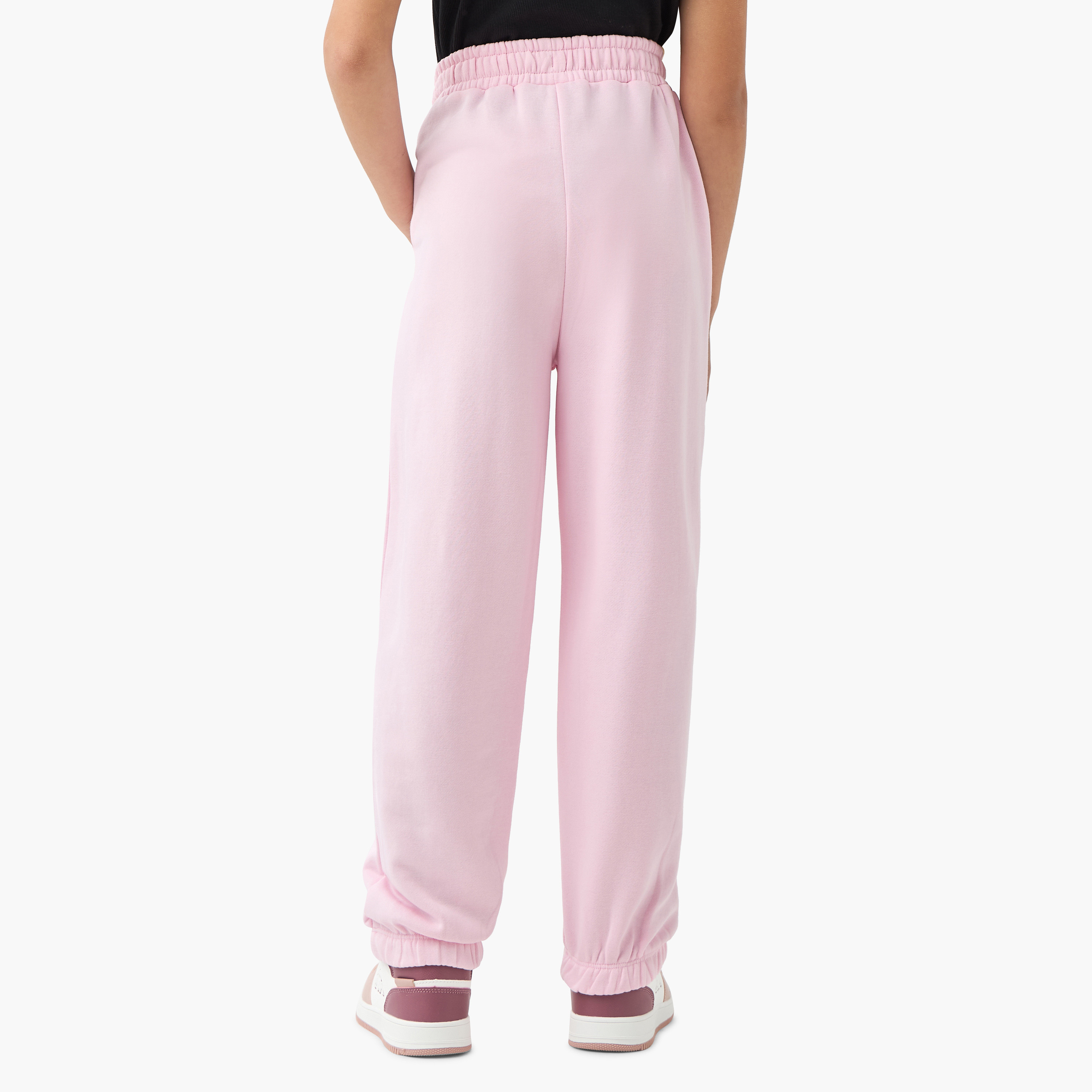Disney Angel Print Joggers with Drawstring Closure-girls-clothing-bottoms-joggersandtrackpants-image-3