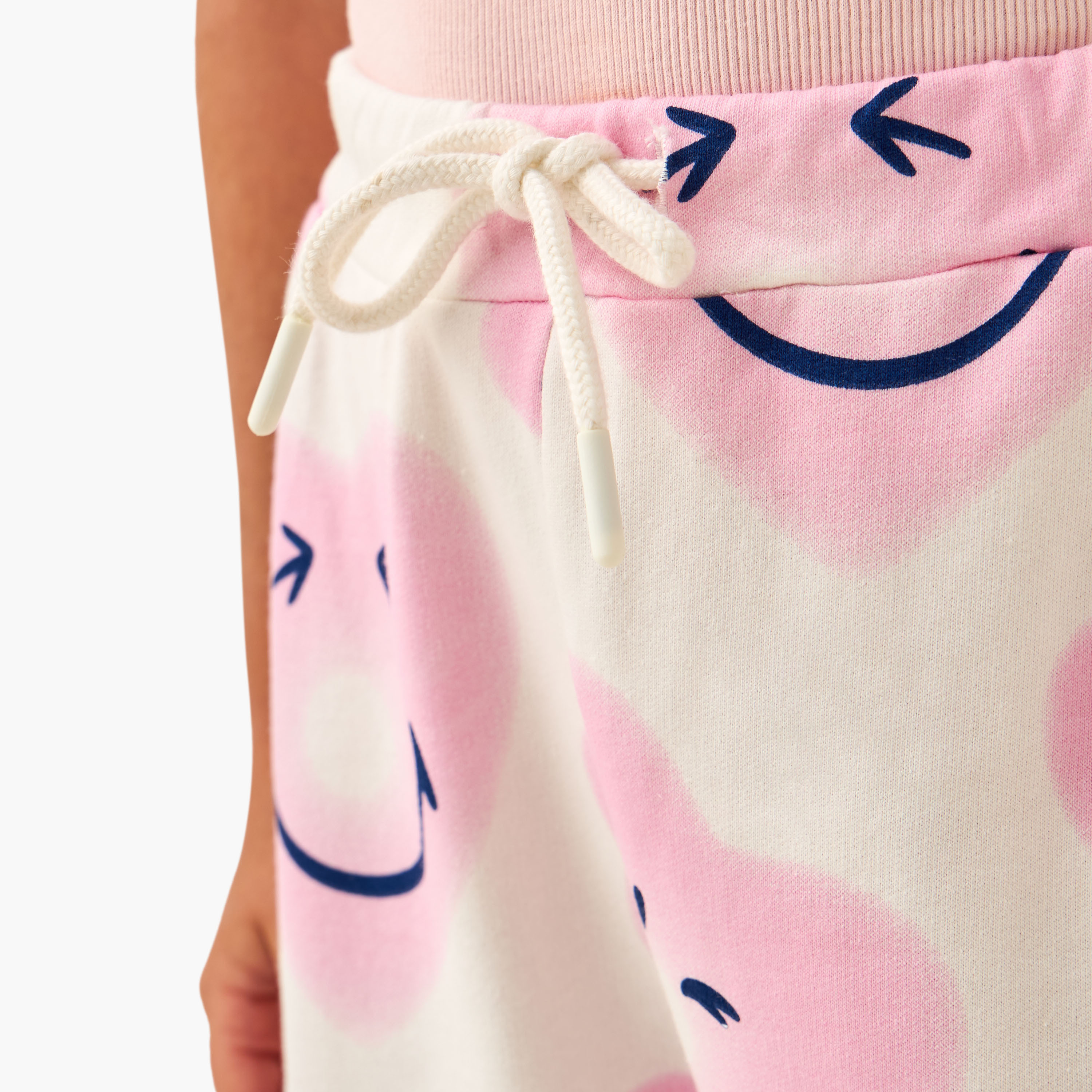 Disney All-Over Heart Print Shorts with Drawstring Closure-girls-clothing-bottoms-shorts-image-4