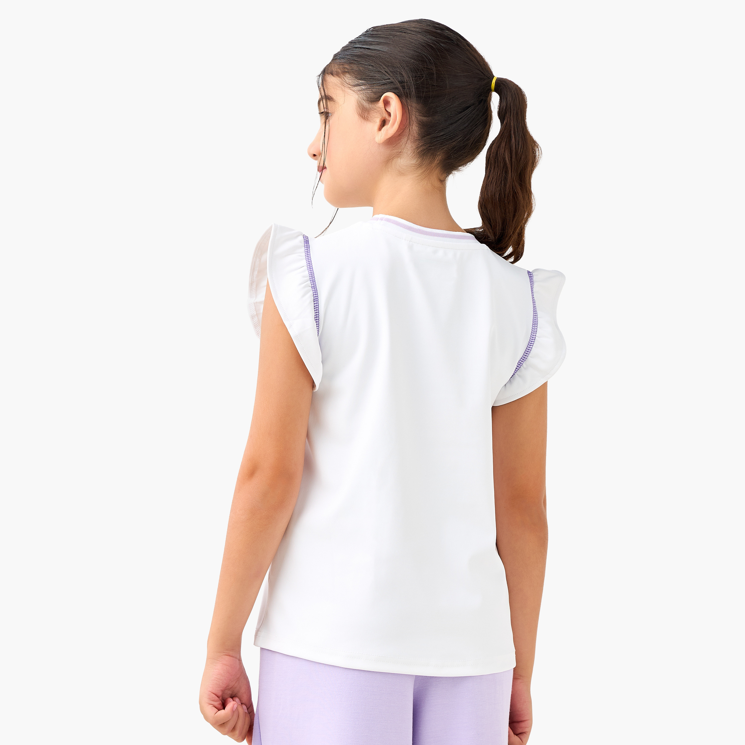 Kappa Logo Print Sleeveless T-shirt-girls-clothing-tshirts-image-3