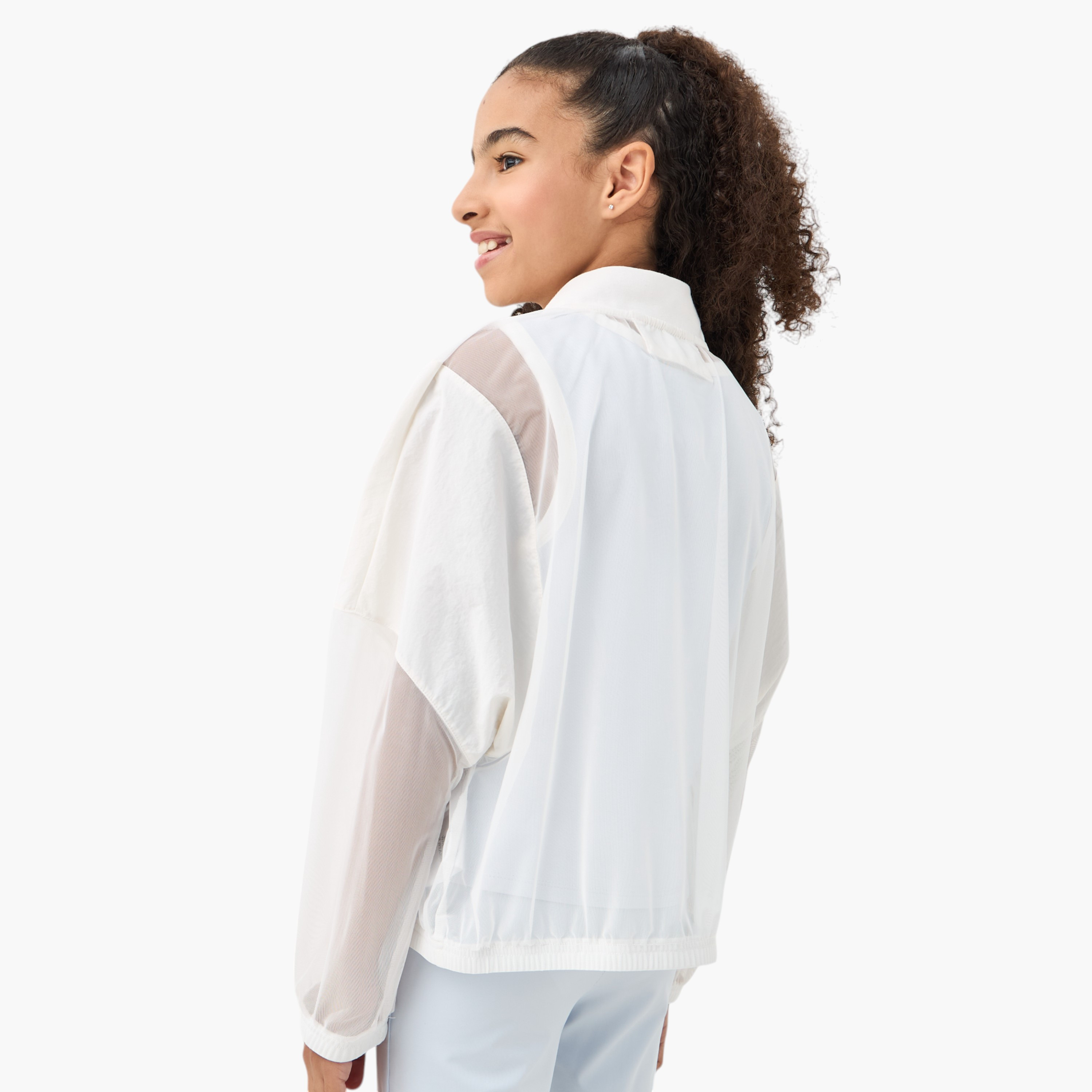 جاكيت بسحاب مع تيشيرت بدون أكمام وبتفاصيل شعار من كابا-girls-clothing-winterwear-jacketsandcoats-image-3