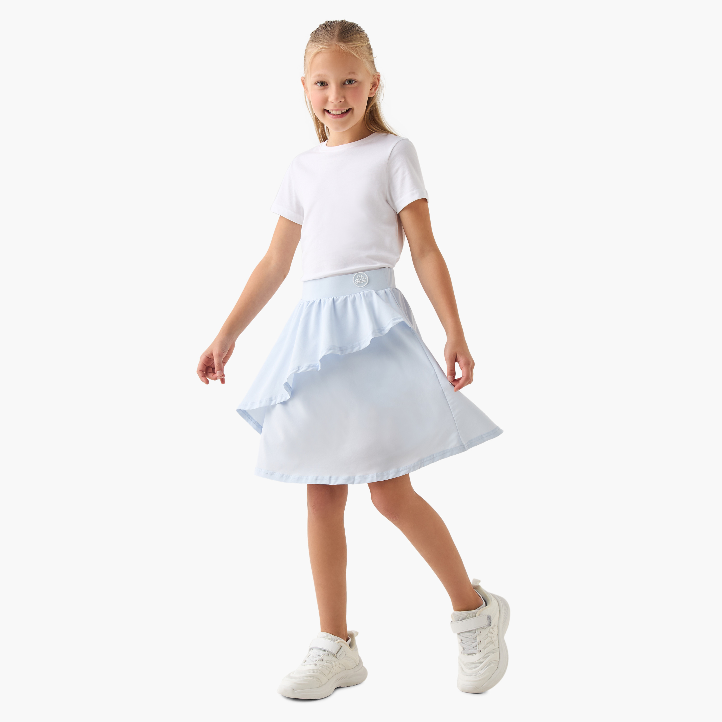 Juniors Ruffle Skirt with Elasticated Waist-girls-clothing-bottoms-skirts-image-2