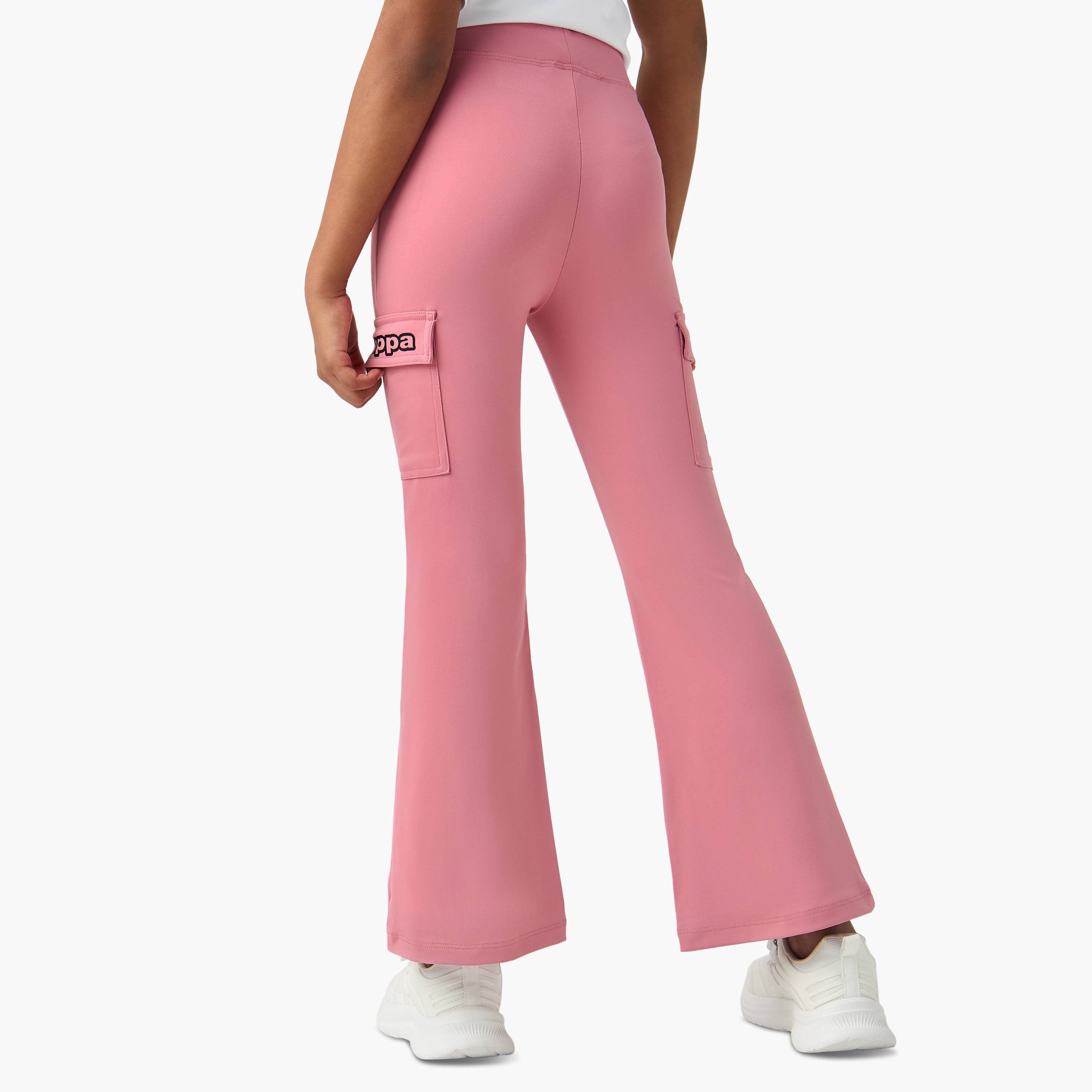 بنطلون كارجو بطبعات شعار من كابا-girls-clothing-bottoms-leggings-image-3