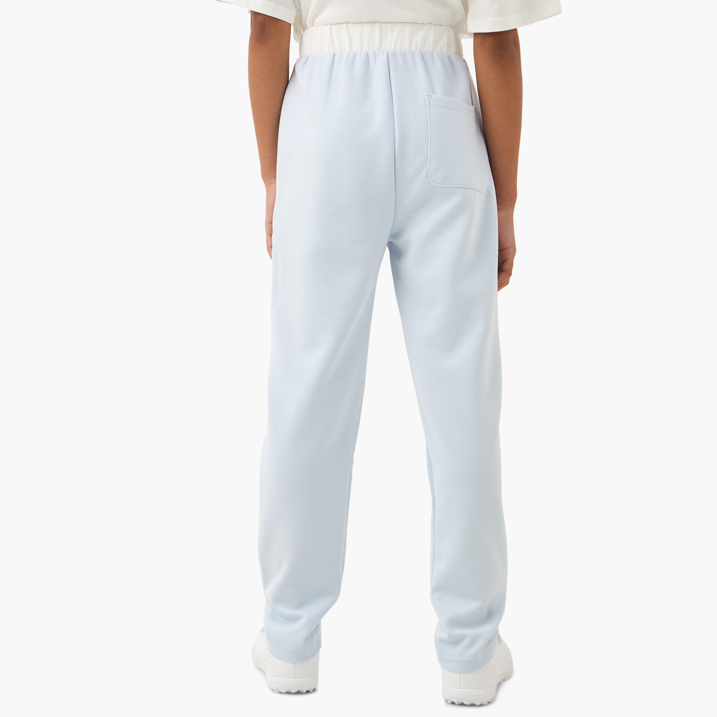 Kappa Logo Print Pants with Drawstring Closure-girls-clothing-bottoms-joggersandtrackpants-image-3