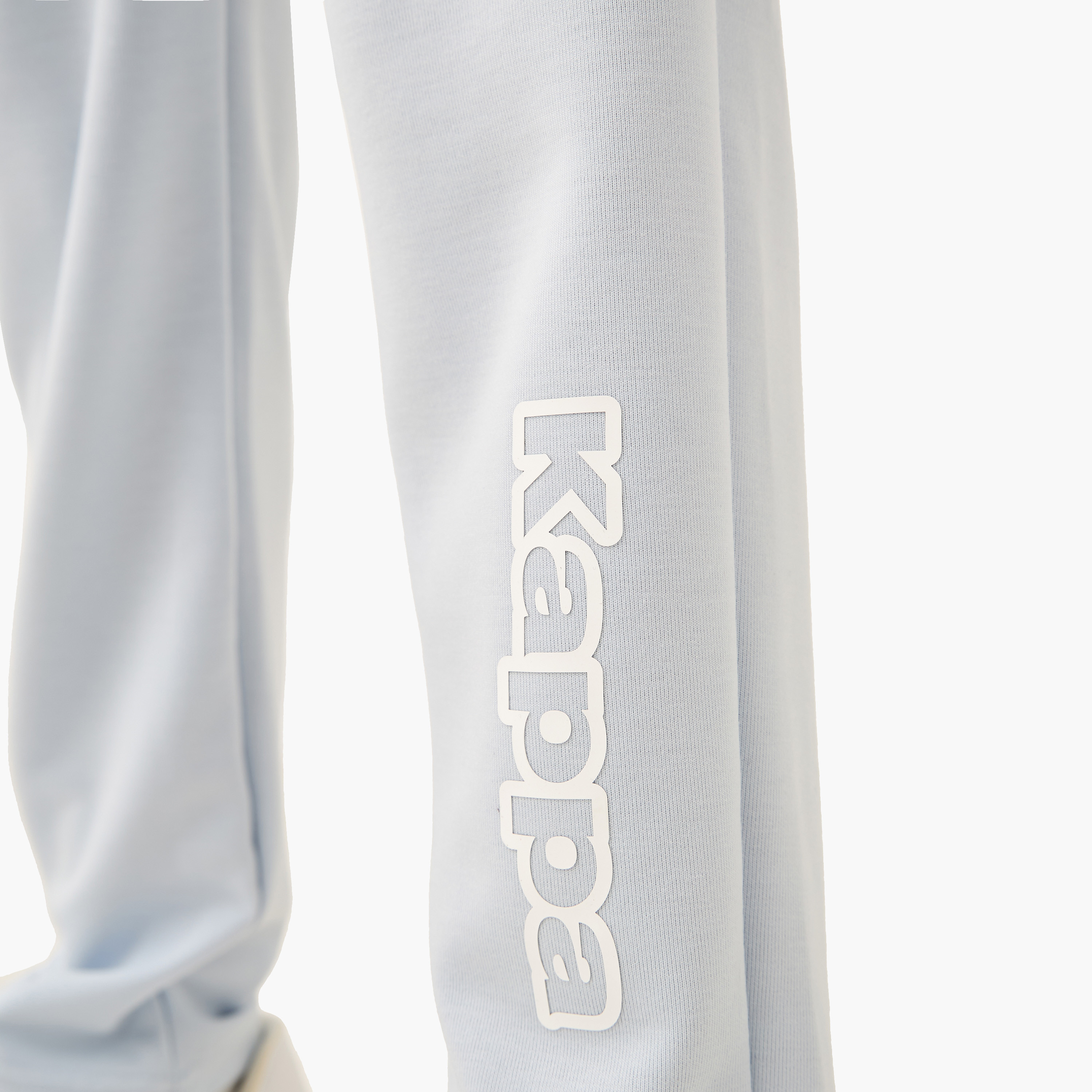 Kappa Logo Print Pants with Drawstring Closure-girls-clothing-bottoms-joggersandtrackpants-image-4