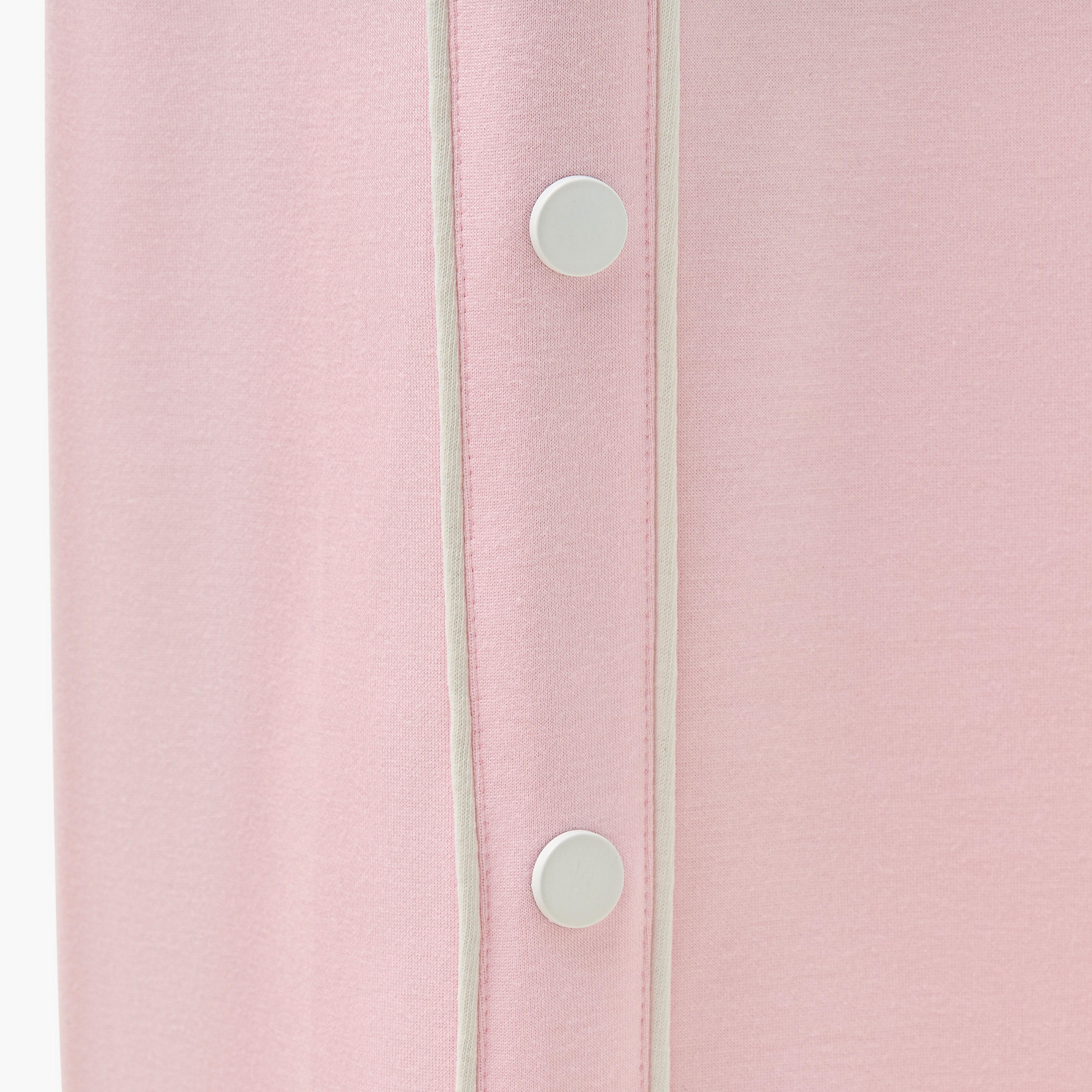 Kappa Logo Print Pants with Button Detail and Elasticated Waistband-sports-girls-clothing-bottoms-joggersandtrackpants-image-5
