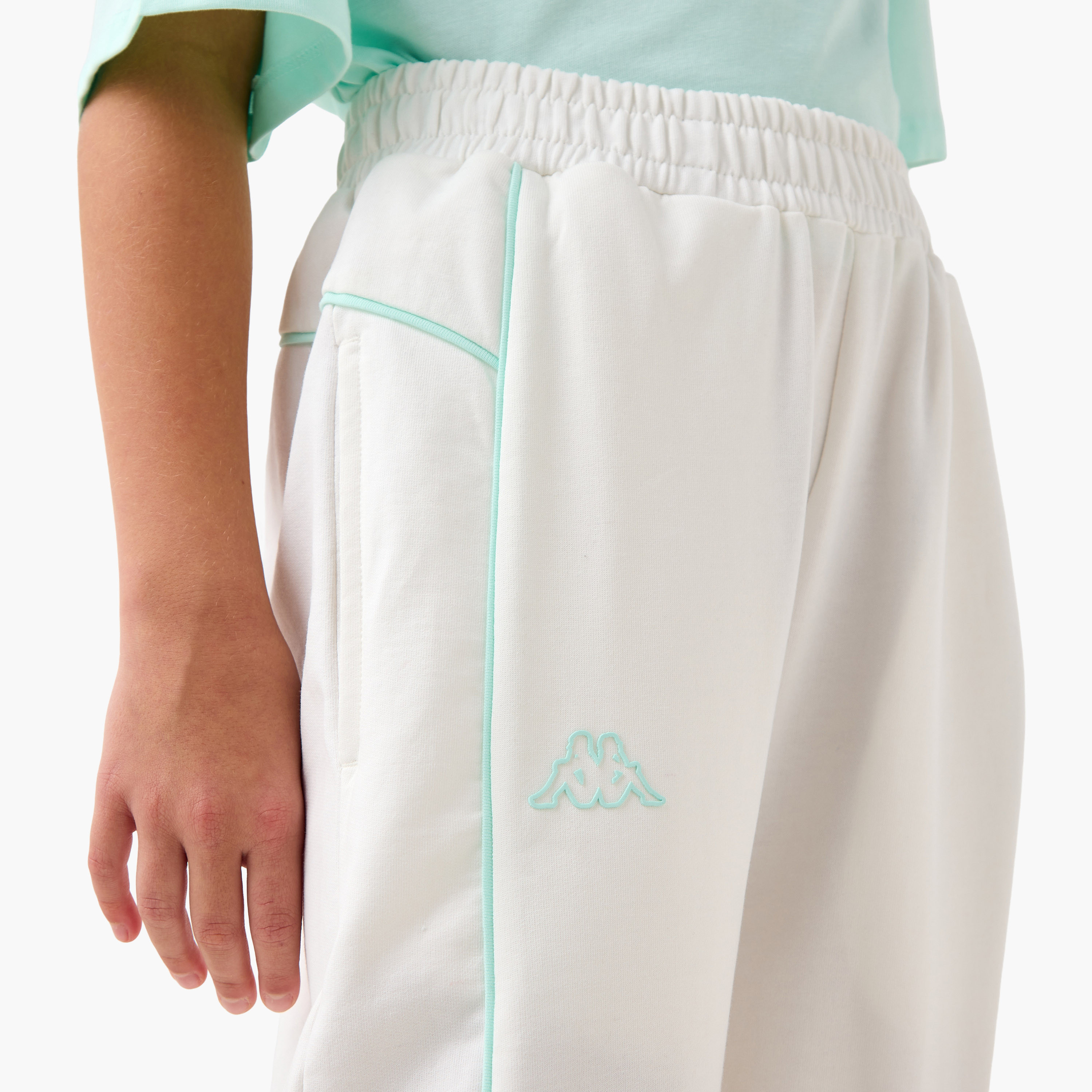 Kappa Logo Print Track Pants with Pockets-girls-clothing-bottoms-joggersandtrackpants-image-4