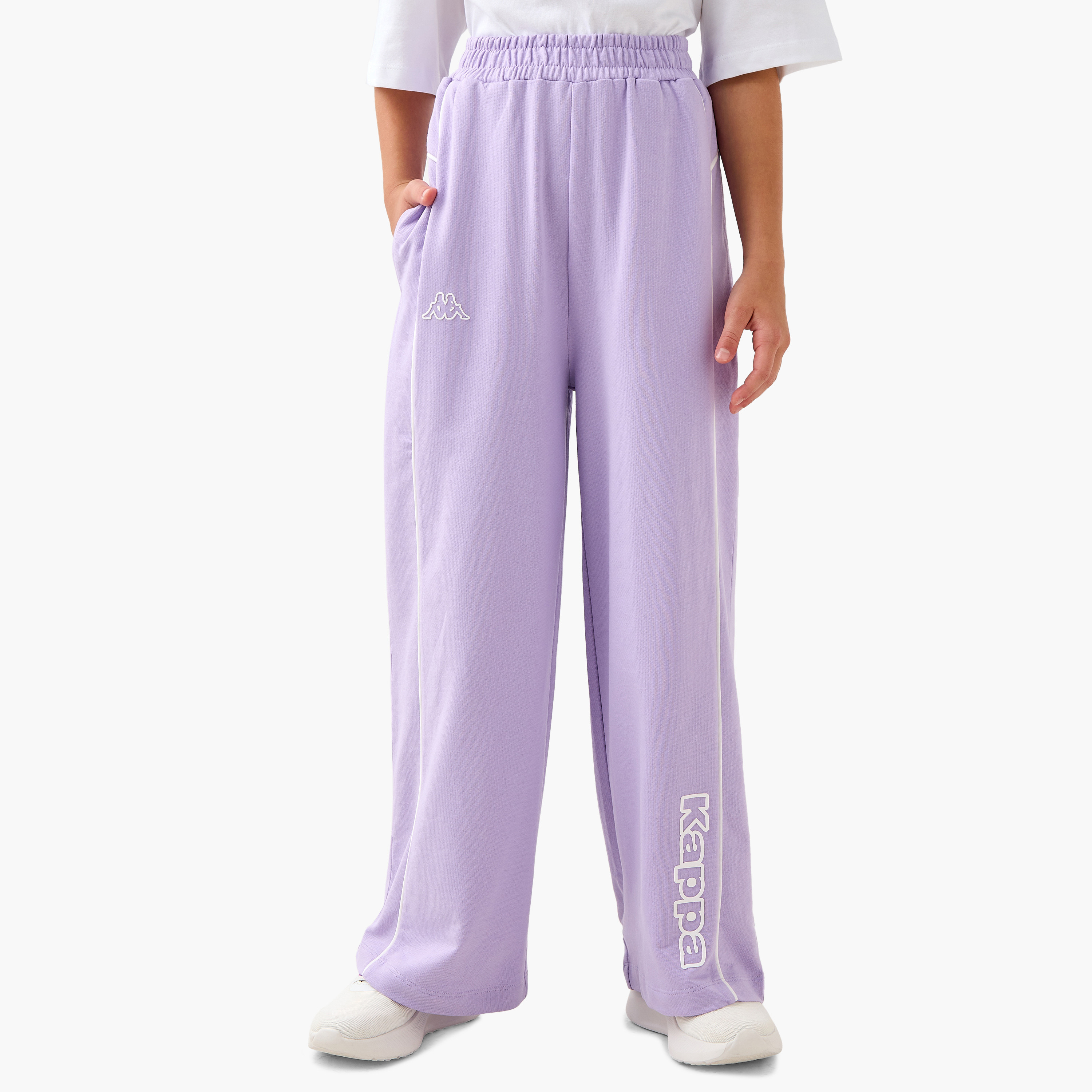 Track Pants Kappa Sportswear Purple Kappa Joggers Shop Kappa Logo