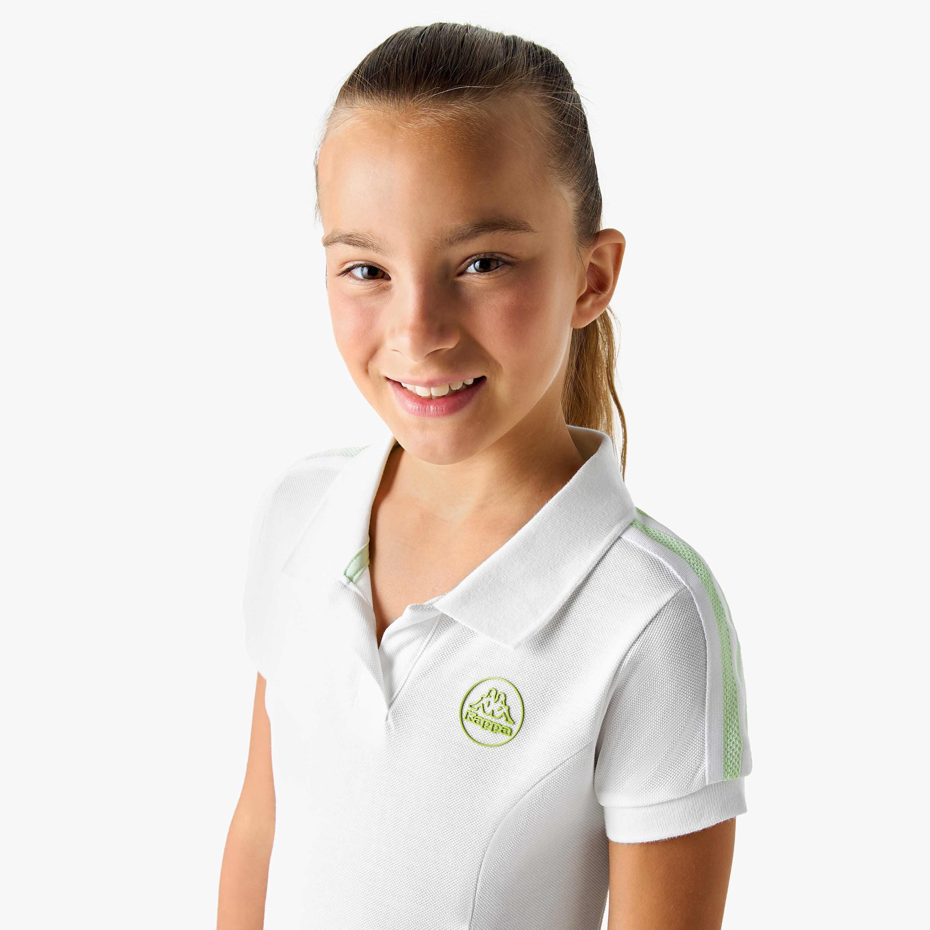 Kappa Logo Detail Polo Dress with Short Sleeves-girls-clothing-dressesandjumpsuits-image-4