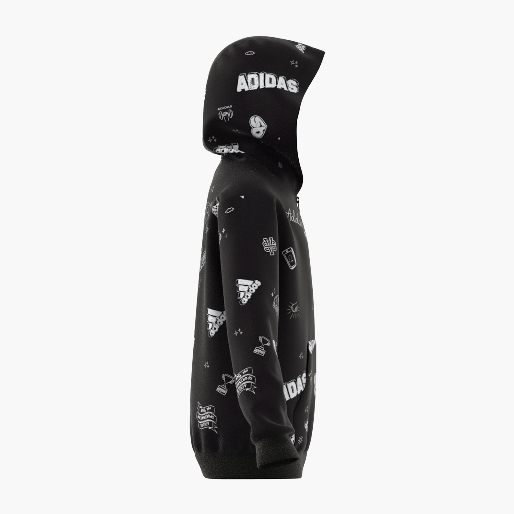 Buy adidas All Over Print Zip Through Hoodie Online Babyshop UAE