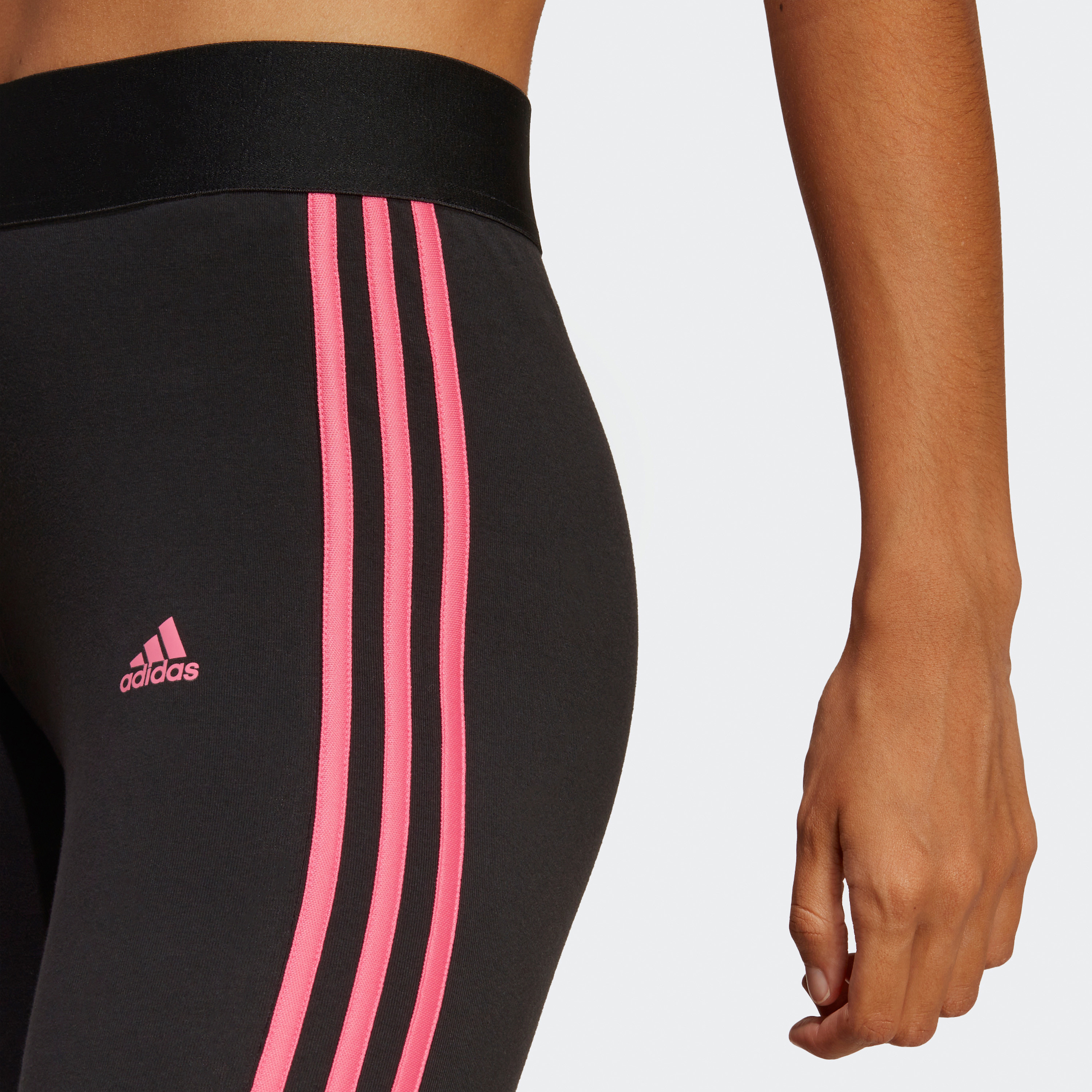 adidas Women's 3 Stripes Leggings IA7192|OE-women-clothing-bottoms-leggings-image-4
