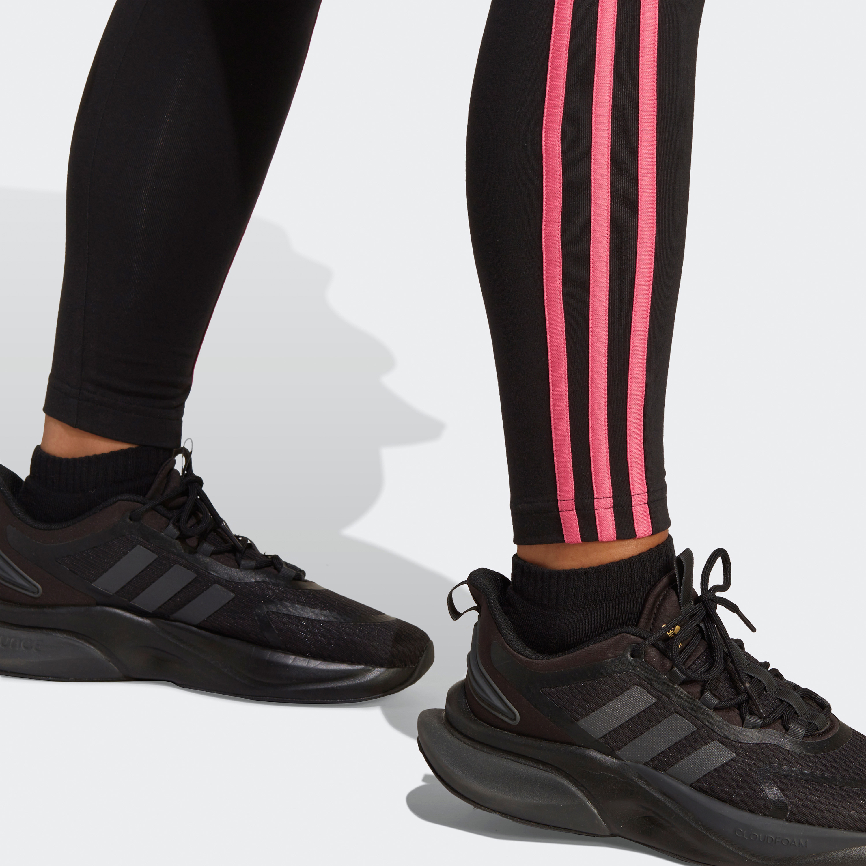 adidas Women's 3 Stripes Leggings IA7192|OE-women-clothing-bottoms-leggings-image-5