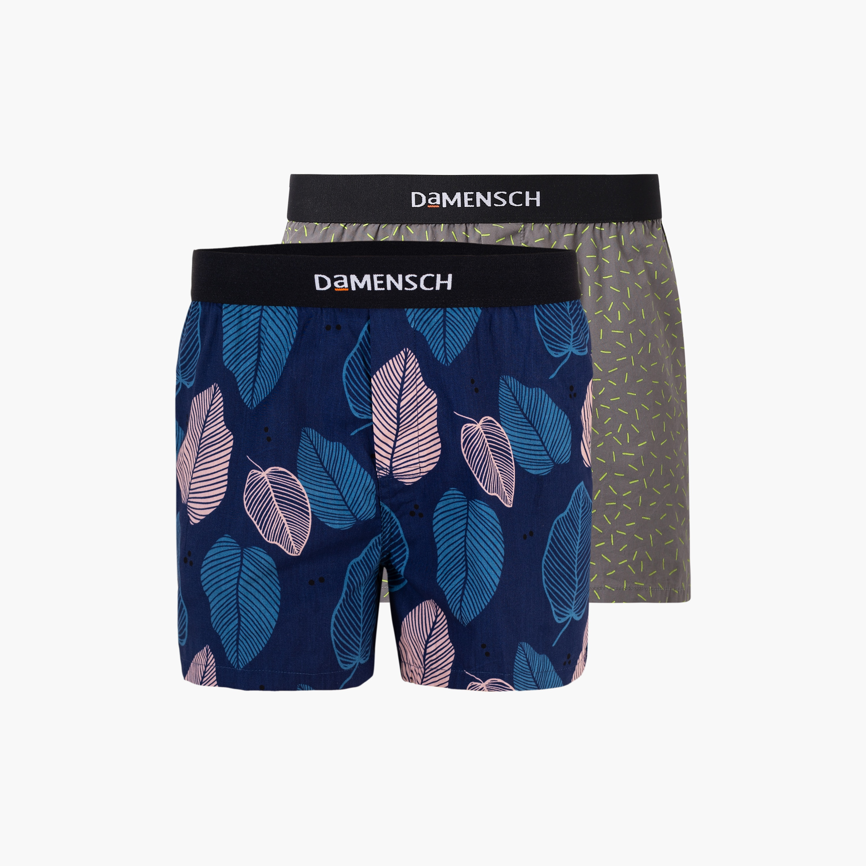 مجموعة دامنش مكونة من 2 بوكسرات كلاسيكية قطنية مطبوعة-men-clothing-innerwear-underwear-image-1