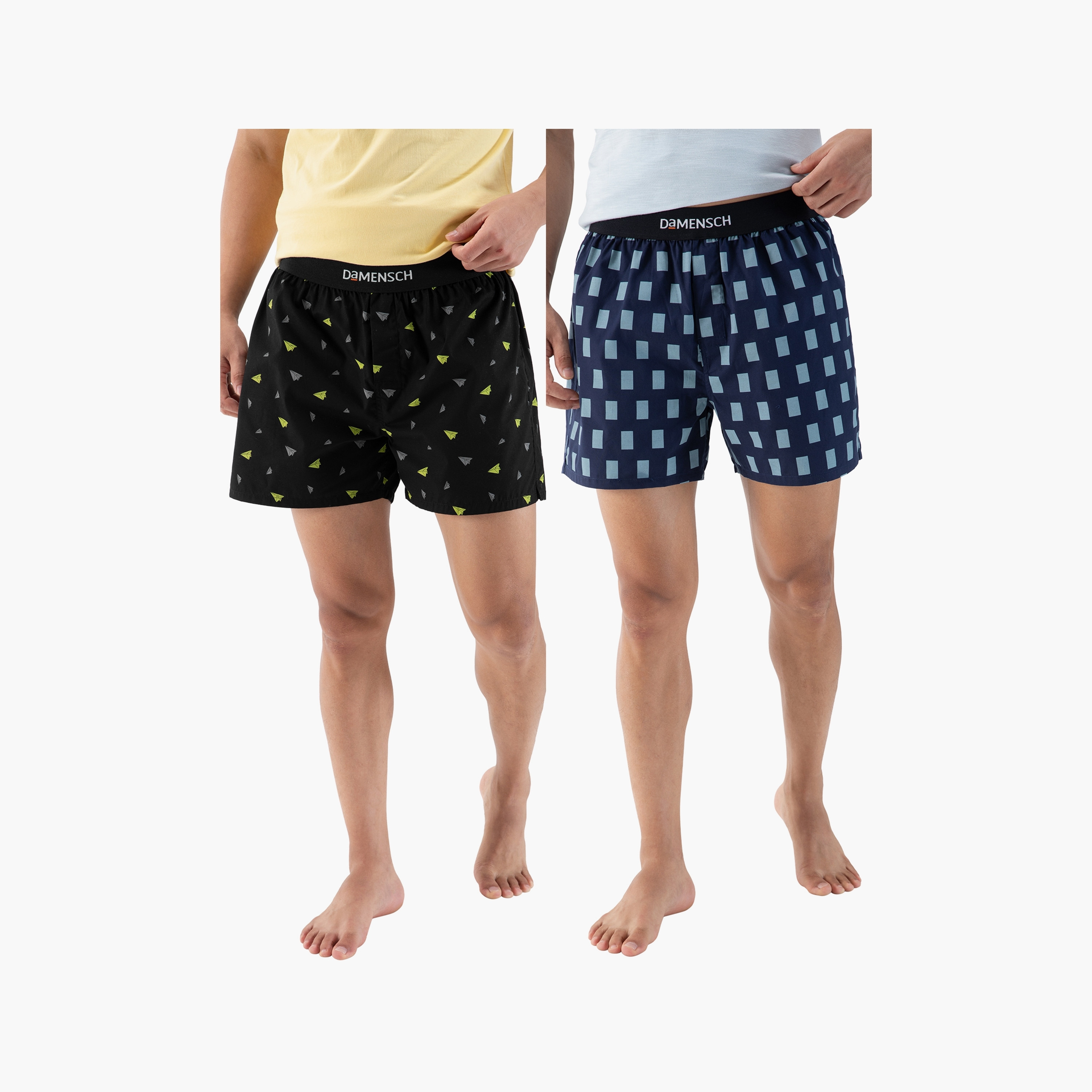مجموعة دامنش مكونة من 2 بوكسرات كلاسيكية قطنية مطبوعة-men-clothing-innerwear-underwear-image-6