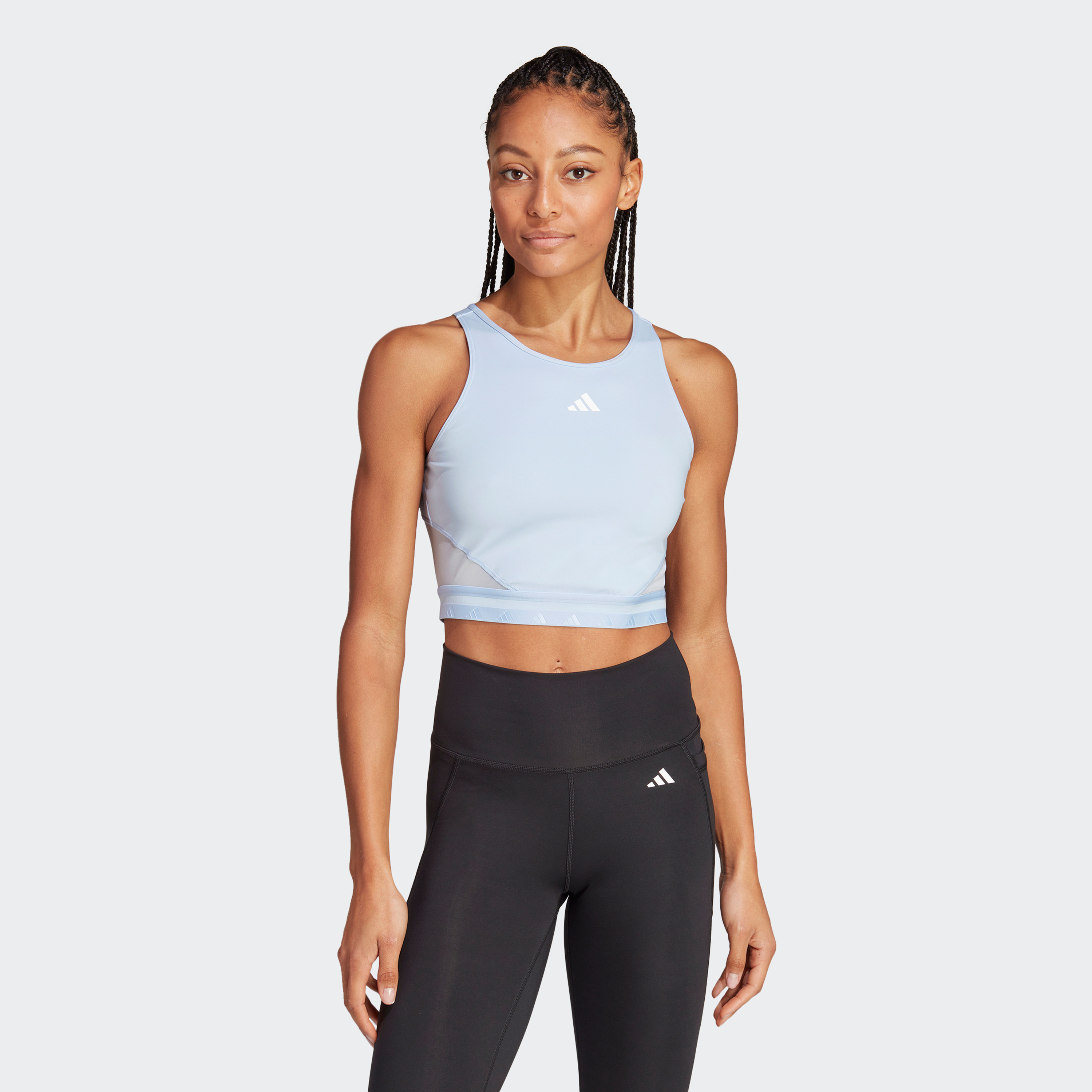 IB2312 توب قصير ايروريدي هايبرجلام من اديداس-sports-women-clothing-tshirtsandvests-image-1