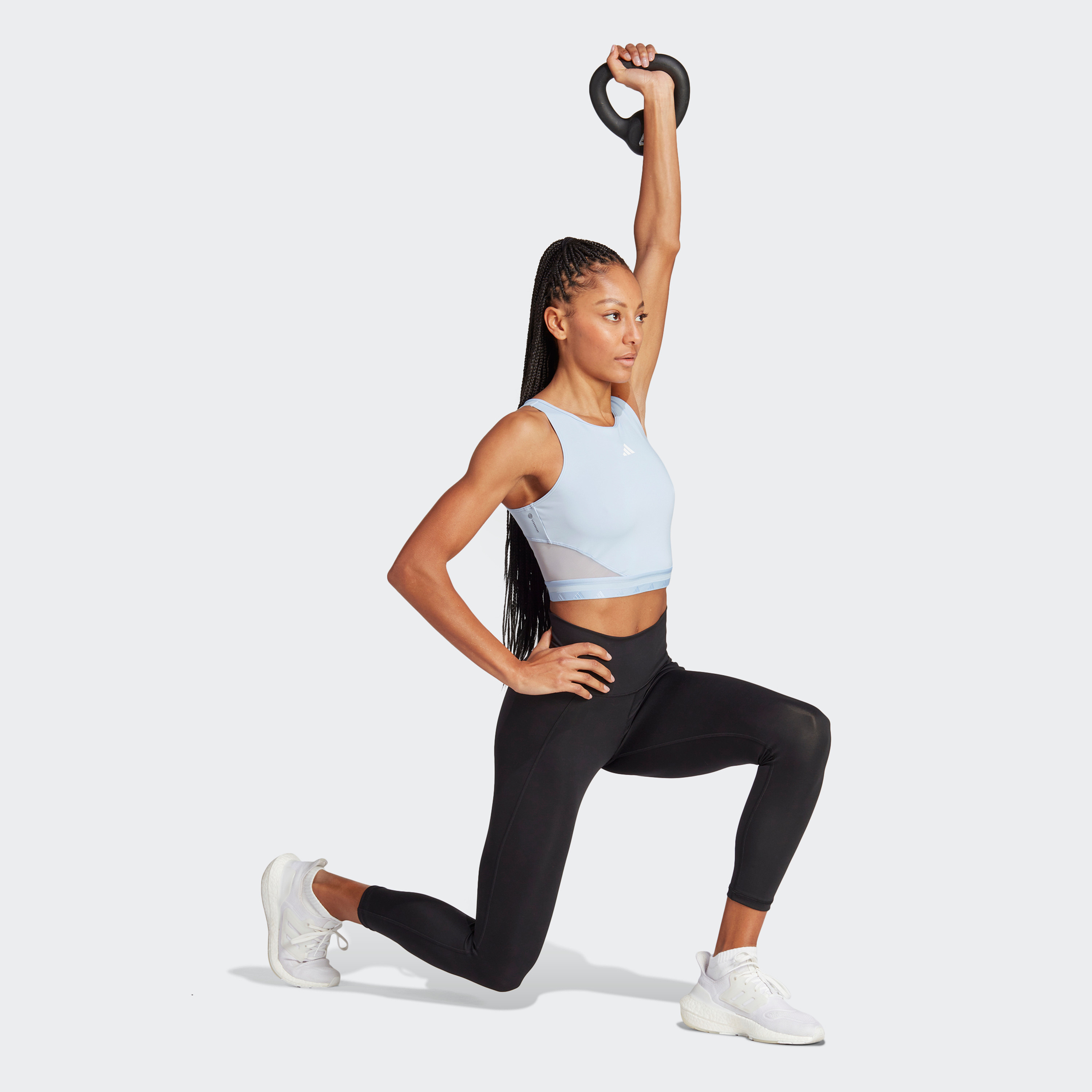 Adidas Women AEROREADY Hyperglam Crop Tank Top IB2312-sports-women-clothing-tshirtsandvests-image-2