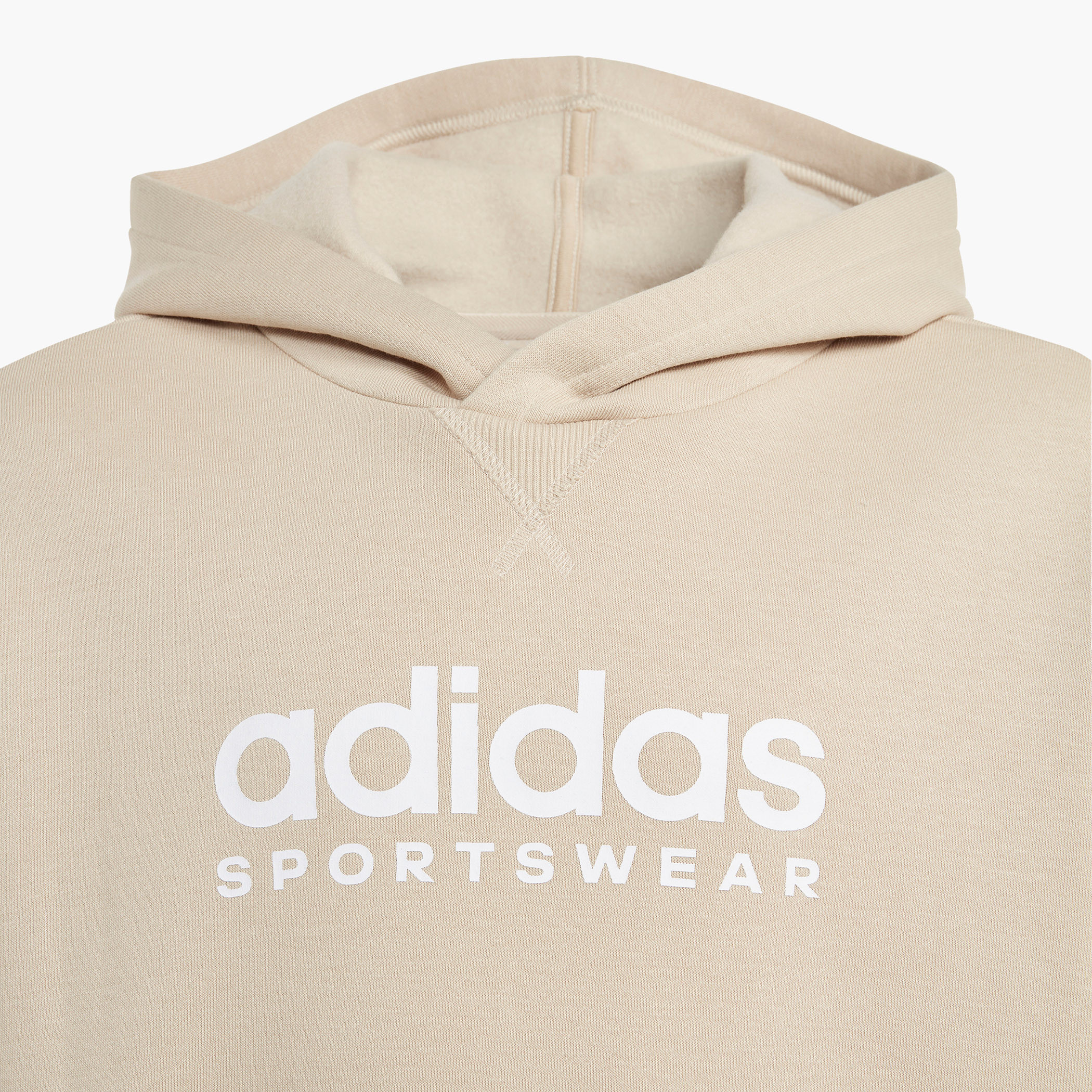 adidas Logo Print Hoodie with Kangaroo Pocket and Long Sleeves-boys-clothing-winterwear-sweatshirts-image-4