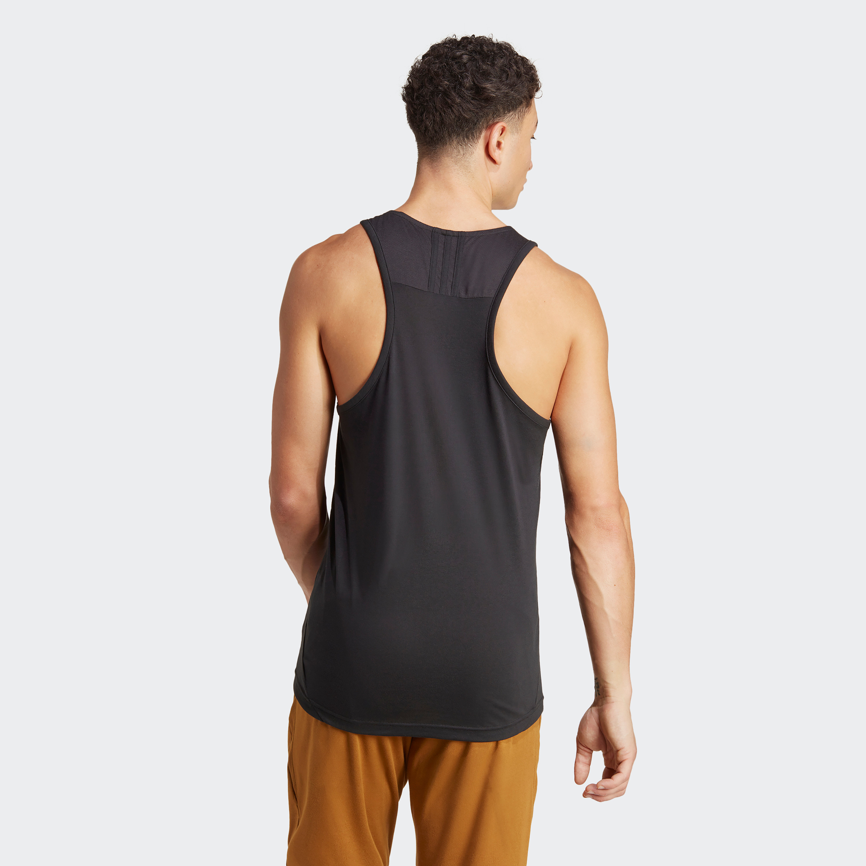 Adidas Yoga Base Tank Men Plain Tank Top-men-clothing-tshirtsandpolos-vests-image-4