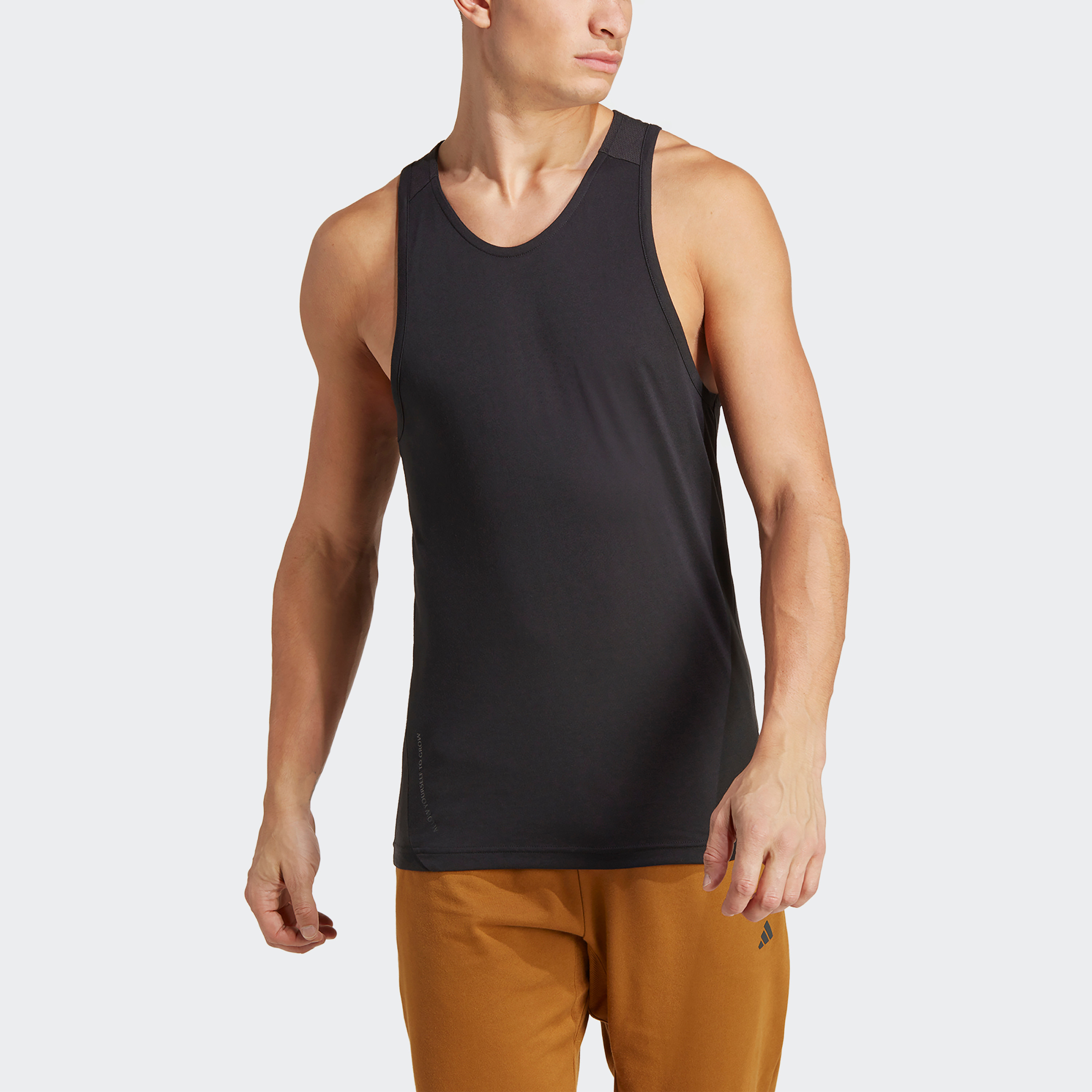Adidas Yoga Base Tank Men Plain Tank Top-men-clothing-tshirtsandpolos-vests-image-7