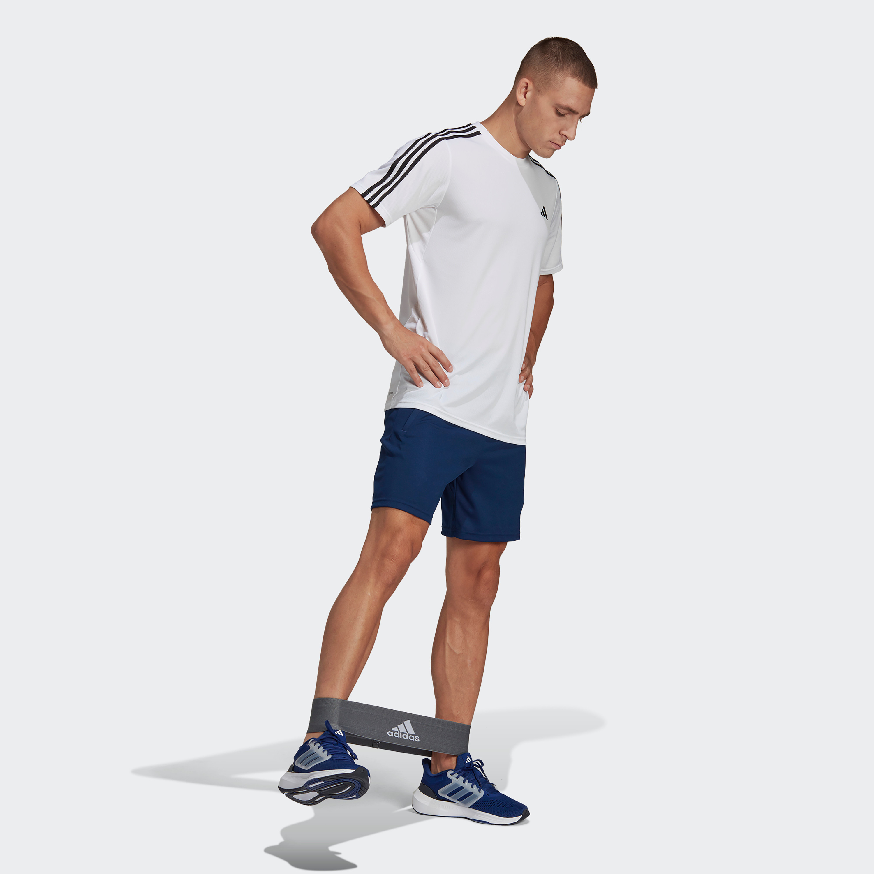 Adidas Training Essential Logo Sho Men Logo Shorts-men-clothing-bottoms-shorts-image-2