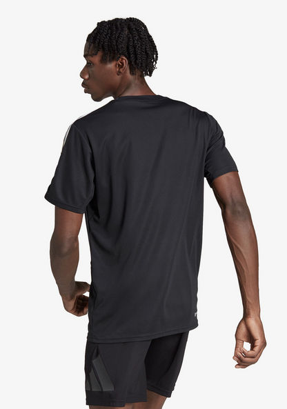 Adidas Men's Essential 3-Stripes Training T-shirt - IB8150-T Shirts & Vests-image-1