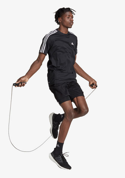 Adidas Men's Essential 3-Stripes Training T-shirt - IB8150-T Shirts & Vests-image-2
