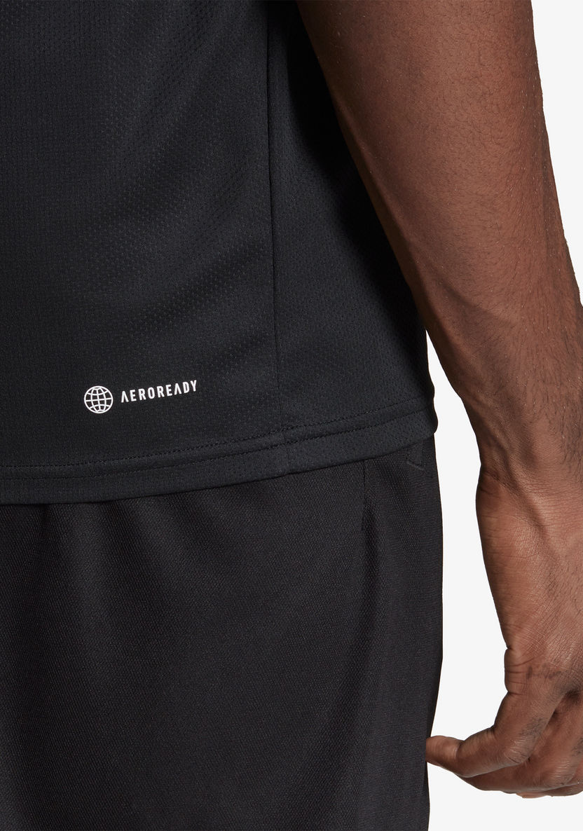 Adidas Men's Essential 3-Stripes Training T-shirt - IB8150-T Shirts & Vests-image-3
