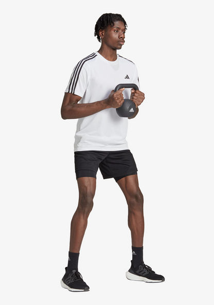 Adidas Men's Essential 3-Stripes Training T-shirt - IB8151-T Shirts & Vests-image-2