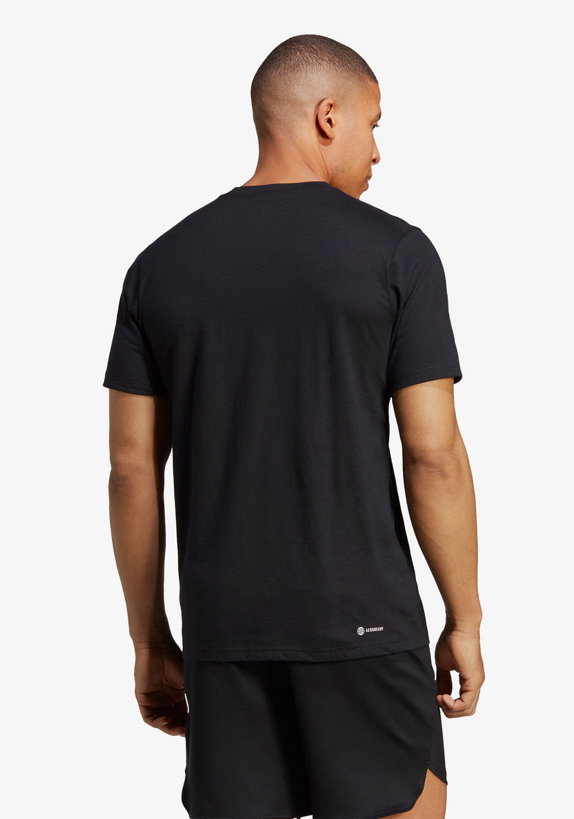 Adidas Men's Essential Feelready Logo Training T-shirt - IB8273-T Shirts & Vests-image-1