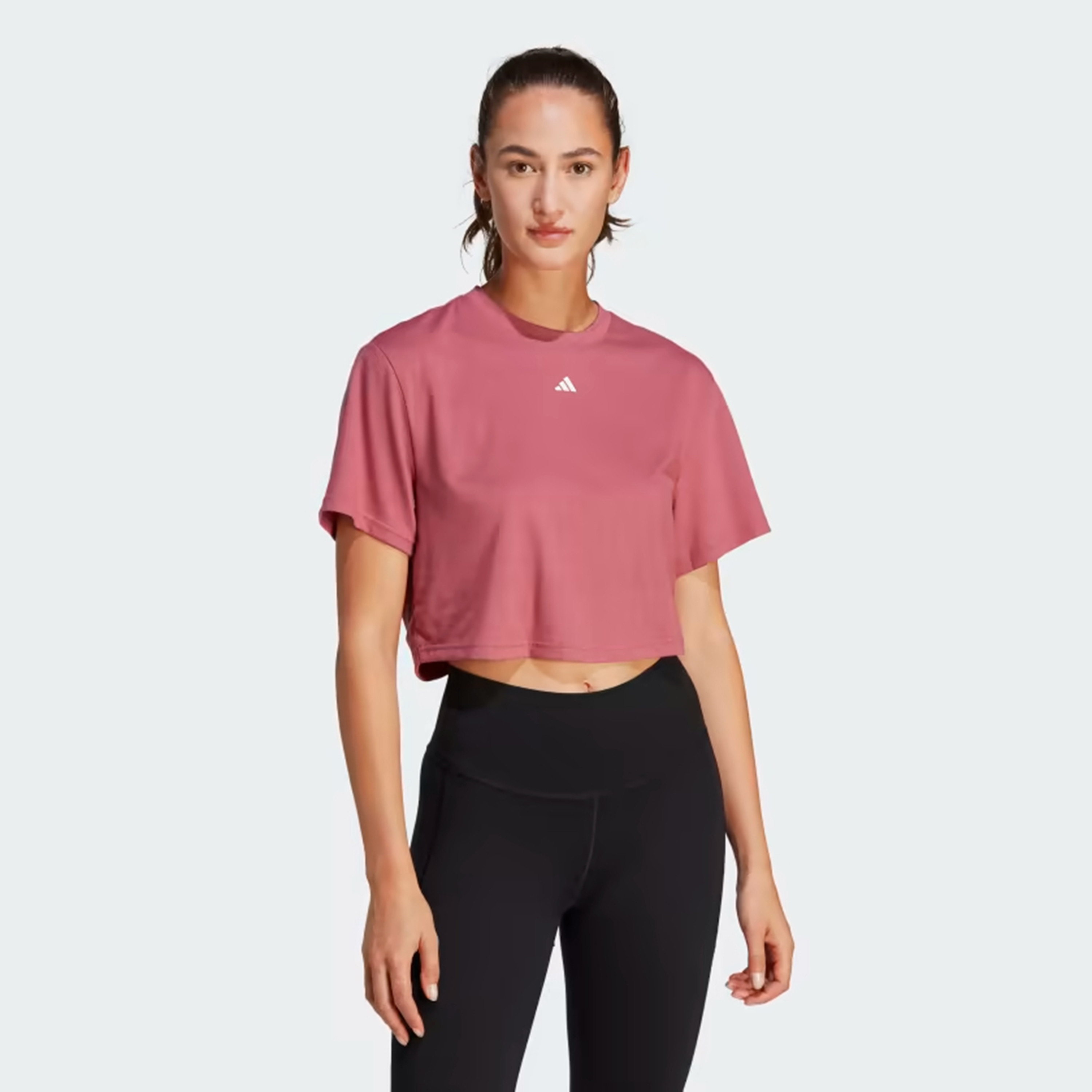 Adidas Women Logo T Shirt-sports-women-clothing-tshirtsandvests-image-1