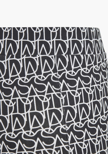 adidas All-Over Print Cycling Shorts with Elasticised Waistband-Shorts-image-2