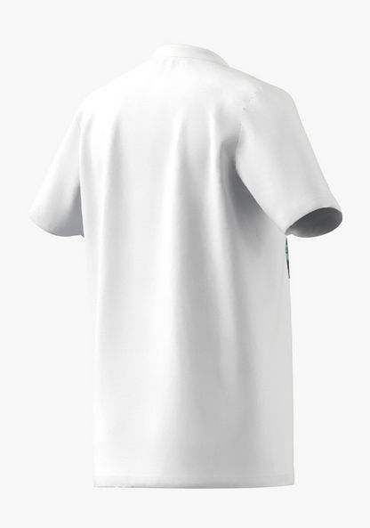 adidas Logo Print T-shirt-Tops-image-1