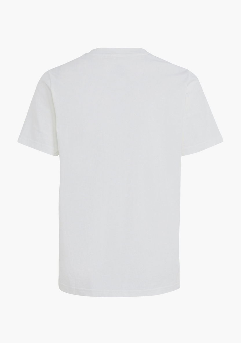 adidas Logo Print T-shirt-Tops-image-5