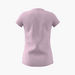 adidas Logo Print T-shirt with Crew Neck and Short Sleeves-Tops-thumbnail-2