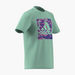 adidas Logo Print T-shirt with Short Sleeves-Tops-thumbnail-1
