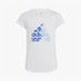 adidas Logo Print T-shirt with Short Sleeves and Round Neck-Tops-thumbnail-0