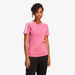 Adidas Women's Logo Print Round Neck T-shirt - IB9453-T Shirts & Vests-thumbnail-0