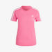Adidas Women's Logo Print Round Neck T-shirt - IB9453-T Shirts & Vests-thumbnail-3