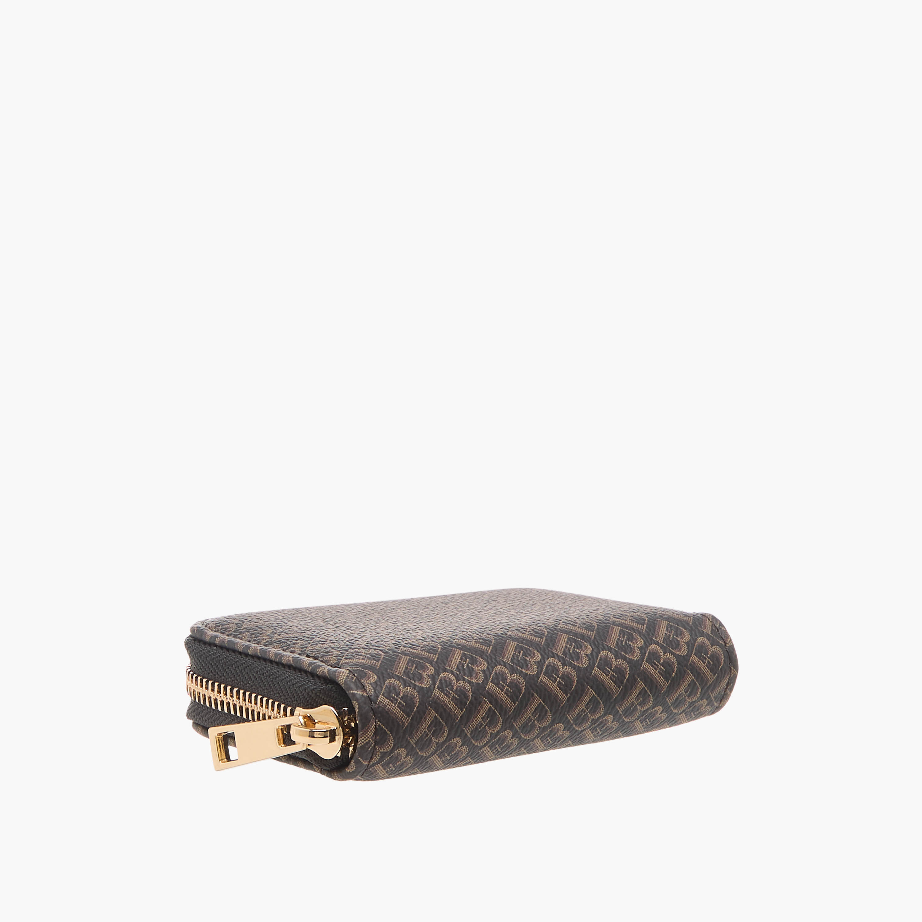 Flora Bella Monogram Print Wallet with Zip Around Closure-women-bagsandwallets-wallets-image-4