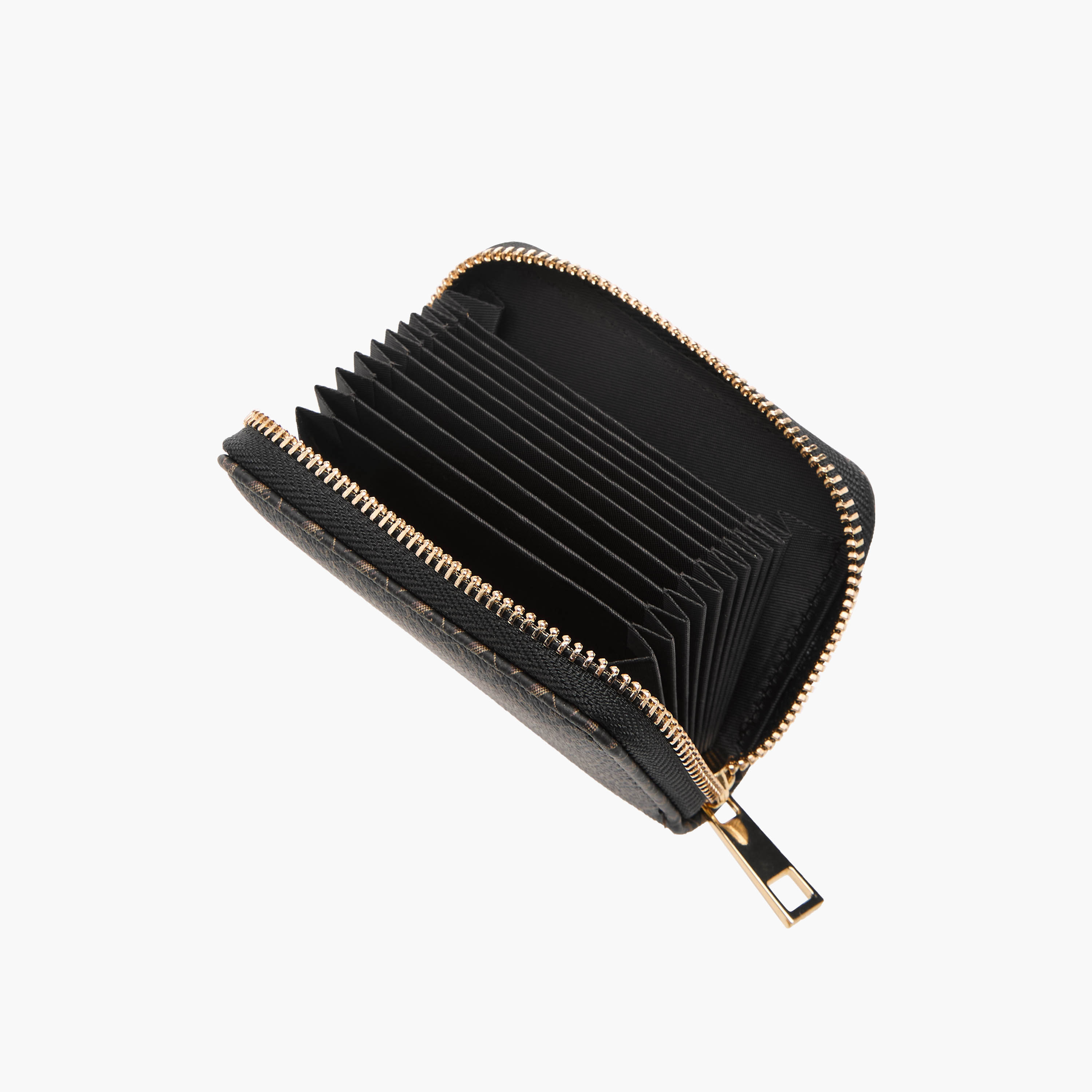 Flora Bella Monogram Print Wallet with Zip Around Closure-women-bagsandwallets-wallets-image-5