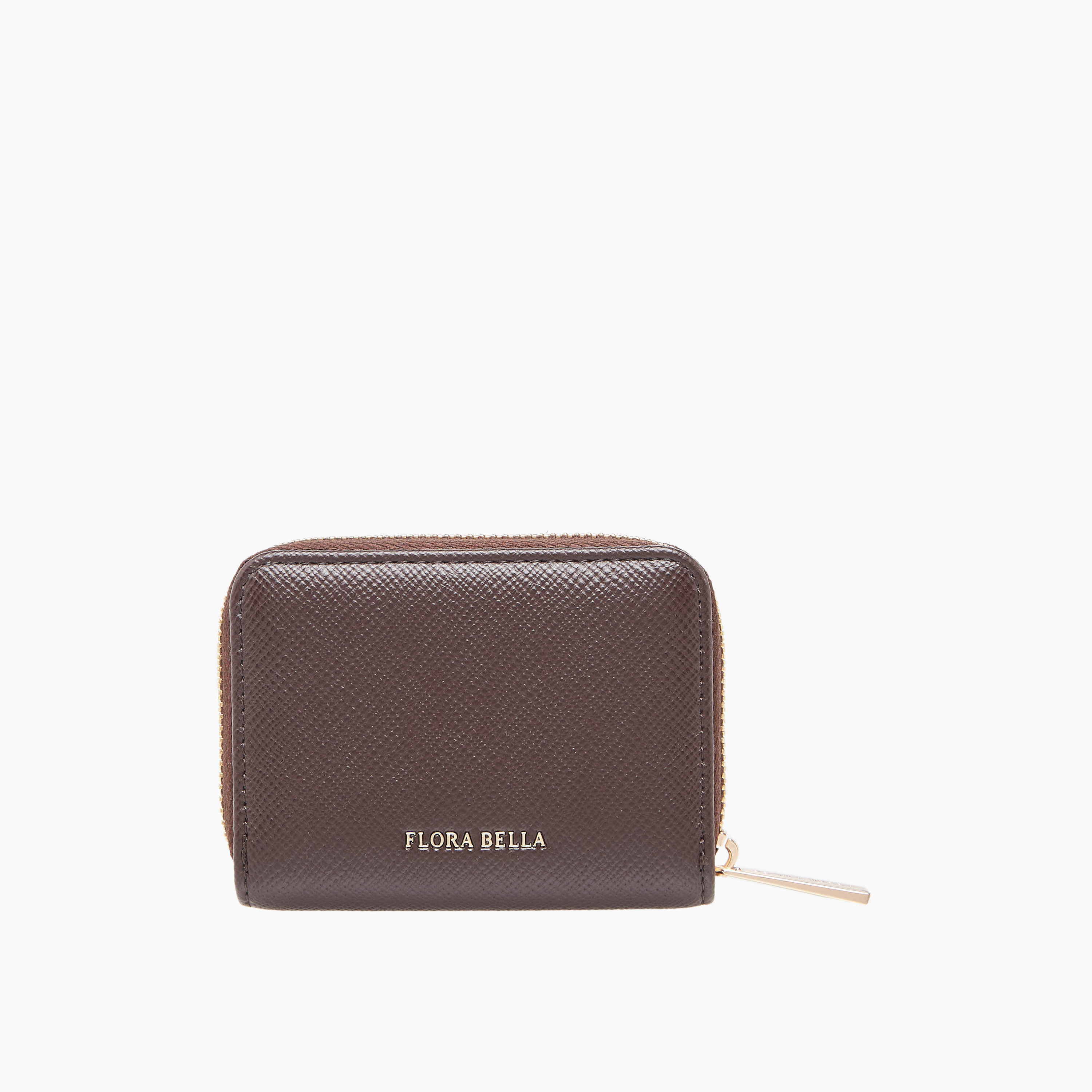 Flora Bella Textured Wallet with Zip Closure-women-bagsandwallets-wallets-image-1
