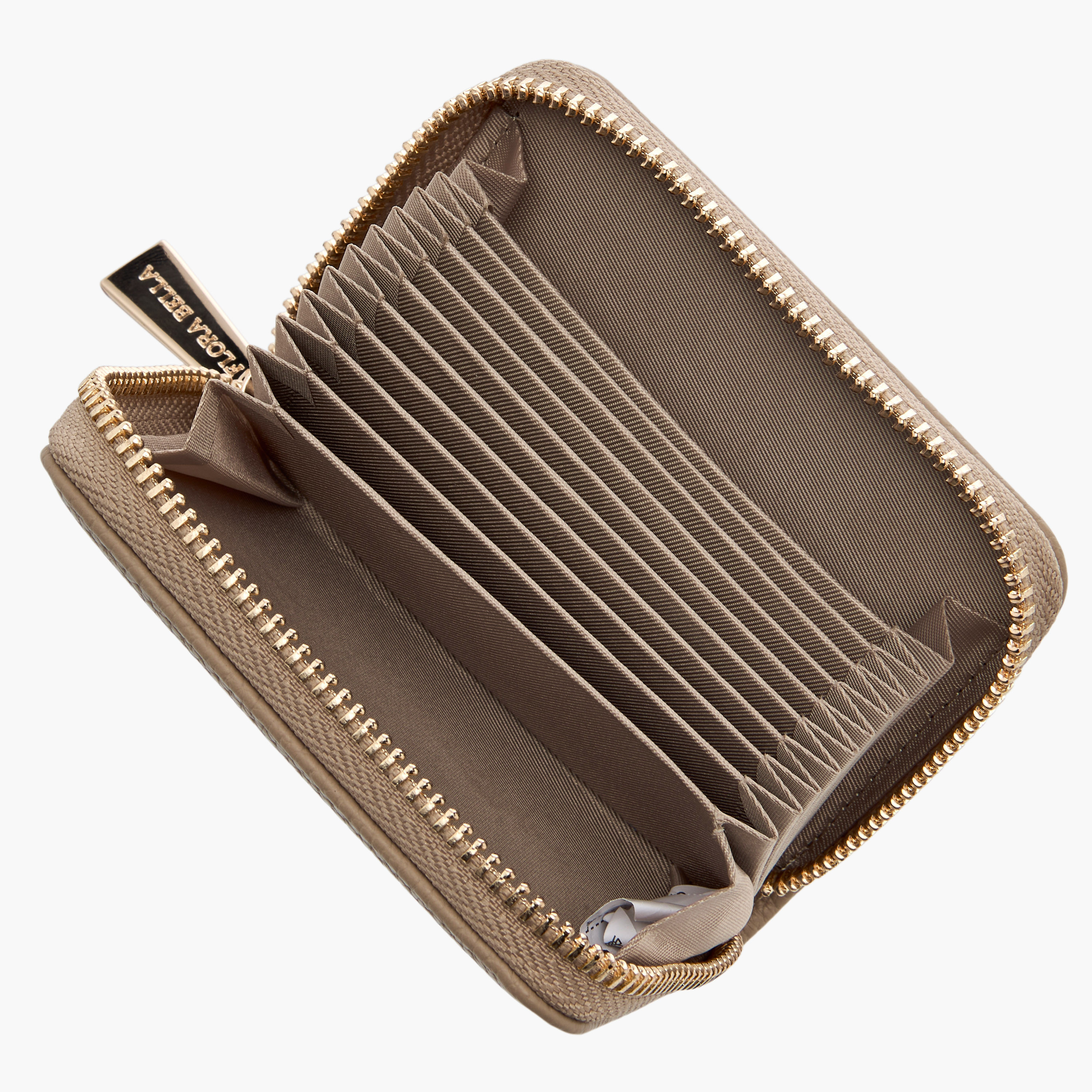 محفظة بارزة الملمس بسحاب إغلاق من فلورا بيلا-women-bagsandwallets-wallets-image-5