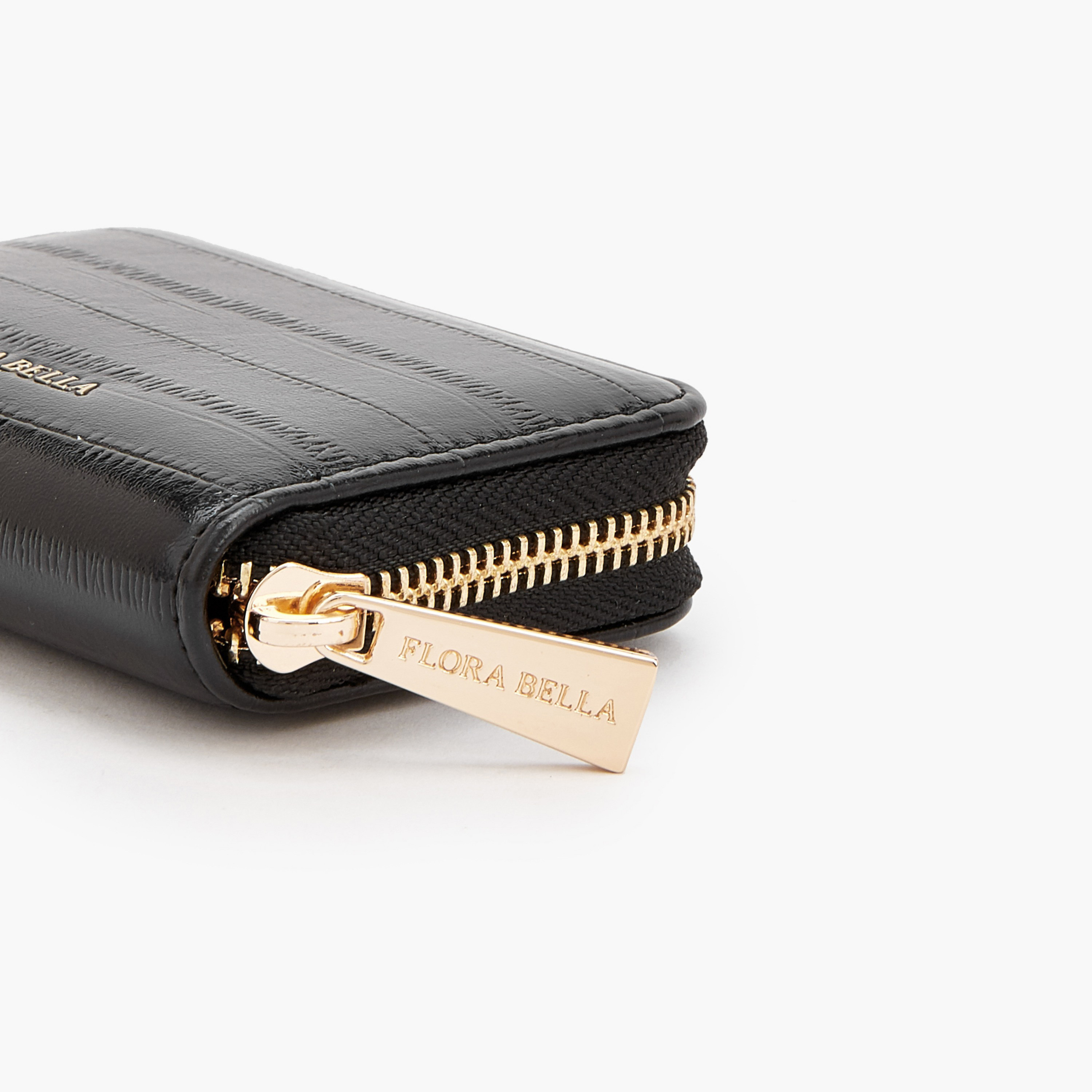 حافظة بطاقات سادة بسحّاب إغلاق من فلورا بيلا-women-bagsandwallets-wallets-image-13