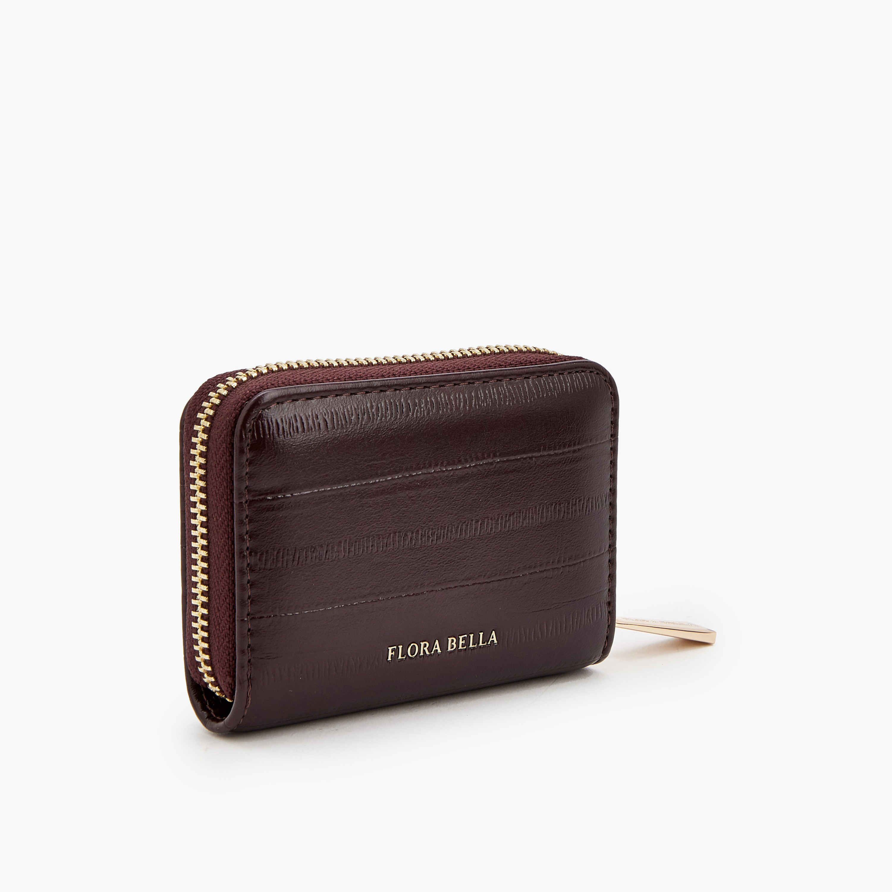 حافظة بطاقات سادة بسحّاب إغلاق من فلورا بيلا-women-bagsandwallets-wallets-image-3