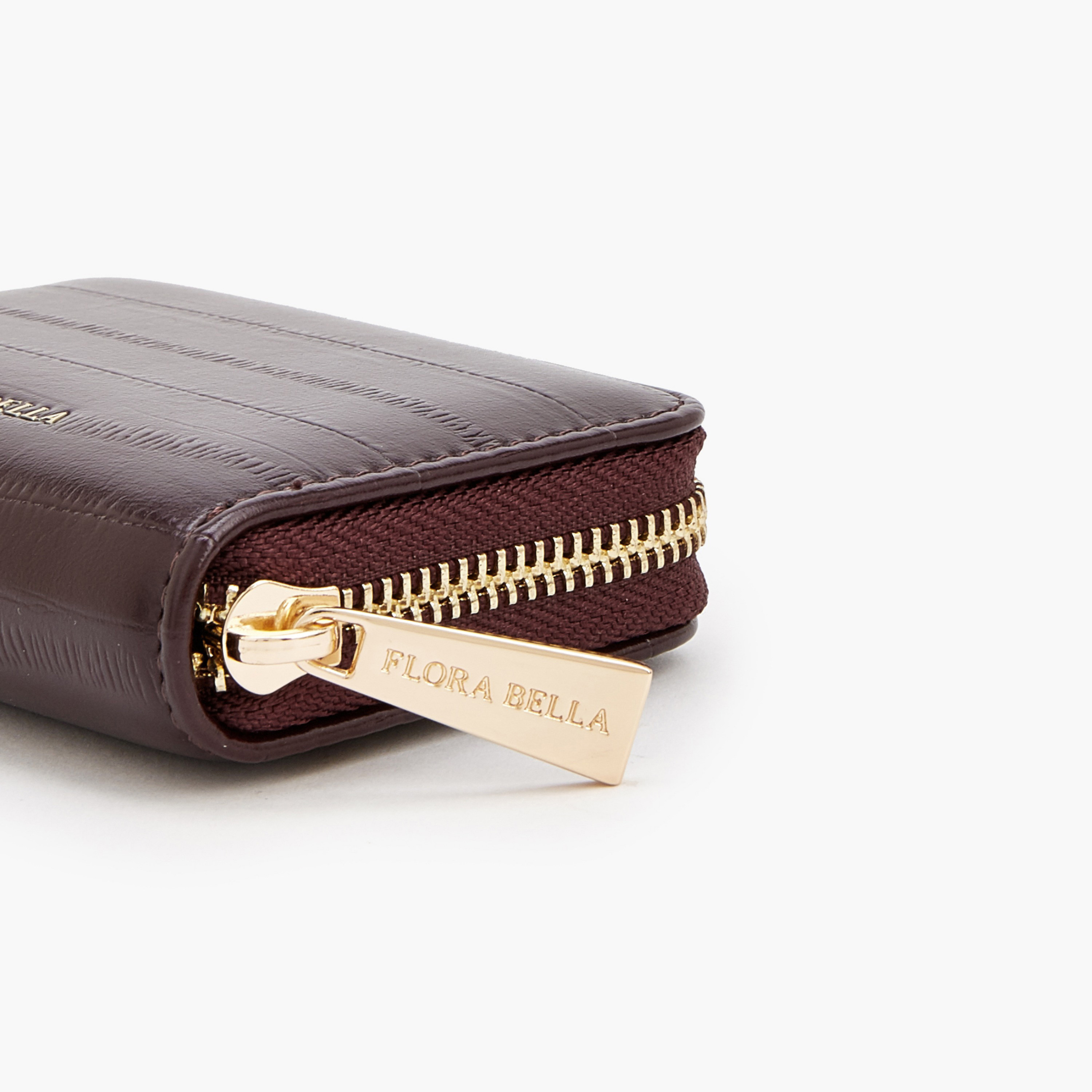 حافظة بطاقات سادة بسحّاب إغلاق من فلورا بيلا-women-bagsandwallets-wallets-image-6